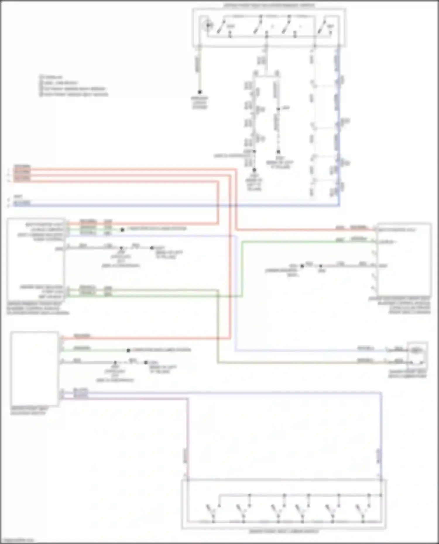 Escalade-V Cadillac GMT 1XX (2022-2024): Driver"s memory seat circuit (2 of 2)