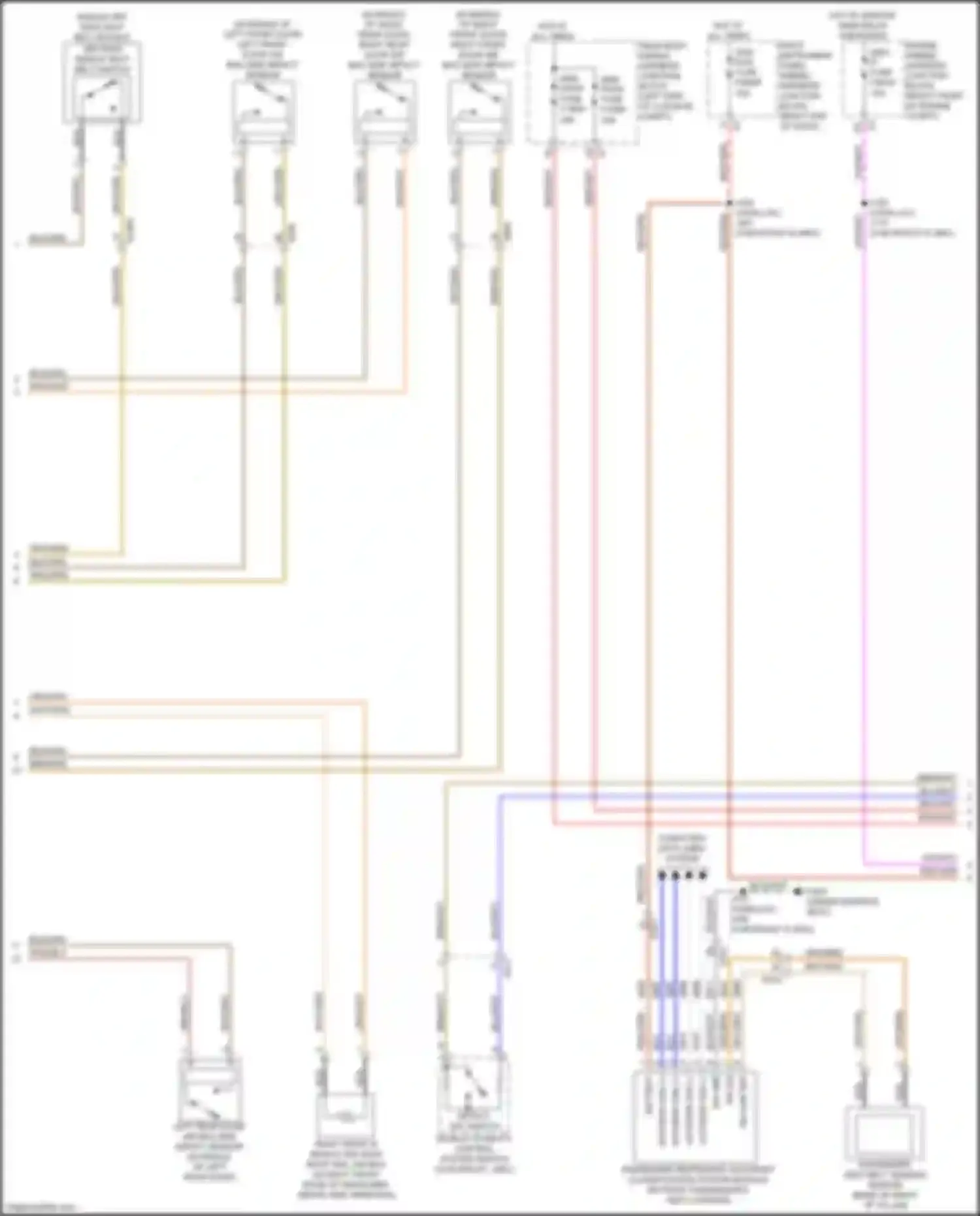 Escalade-V Cadillac GMT 1XX (2022-2024): Supplemental restraints circuit (2 of 3)
