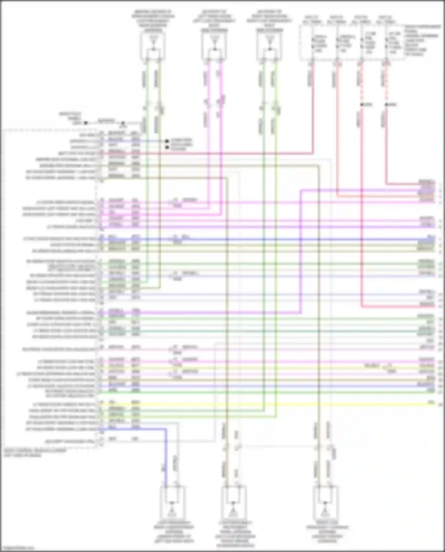 Wiring diagram blu/yel for Cadillac Escalade-V GMT 1XX (2022-2024) (1 of 113)