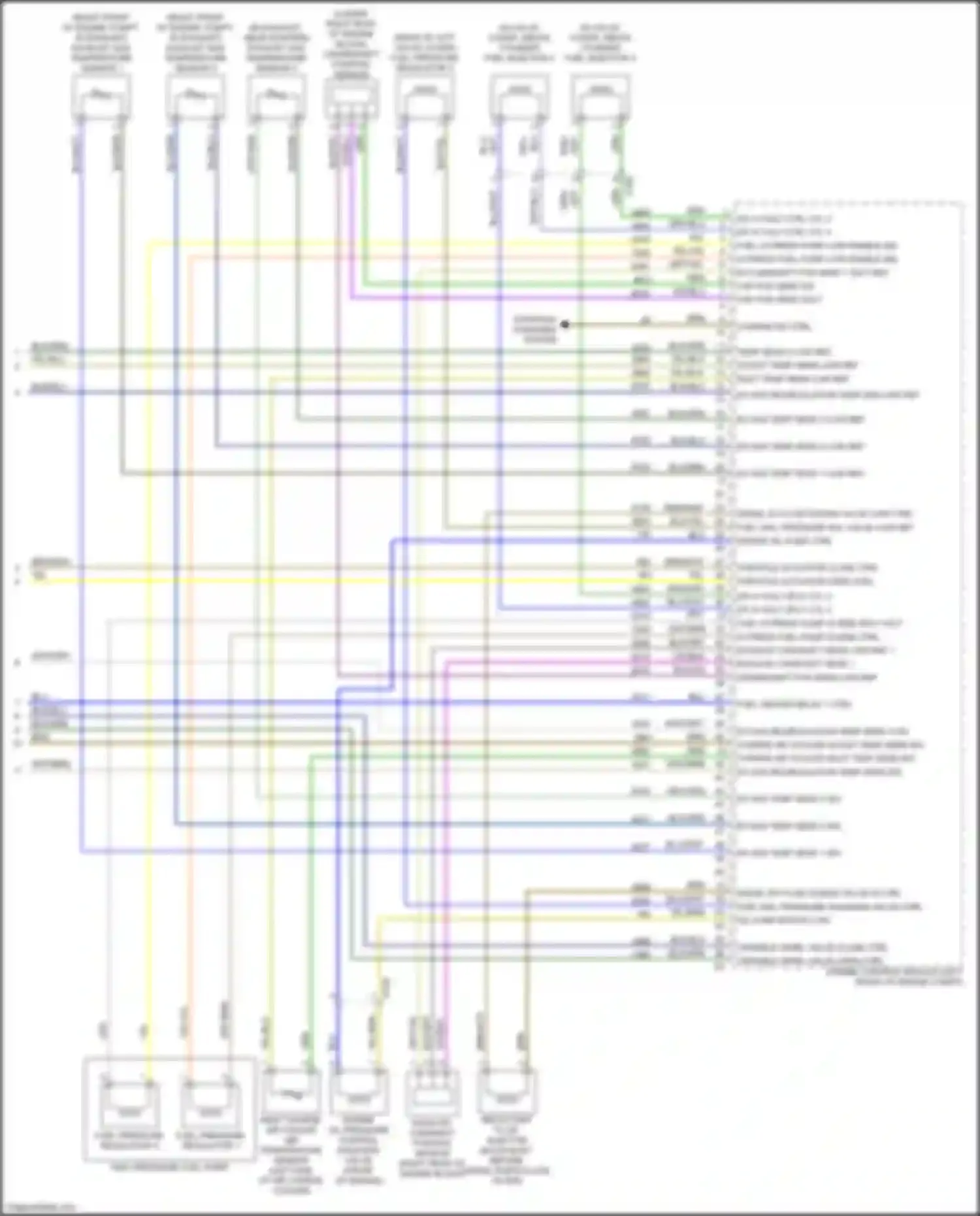 Wiring diagram dfi hi volt ctrl cyl 4 for Cadillac Escalade-V GMT 1XX (2022-2024) (1 of 1)