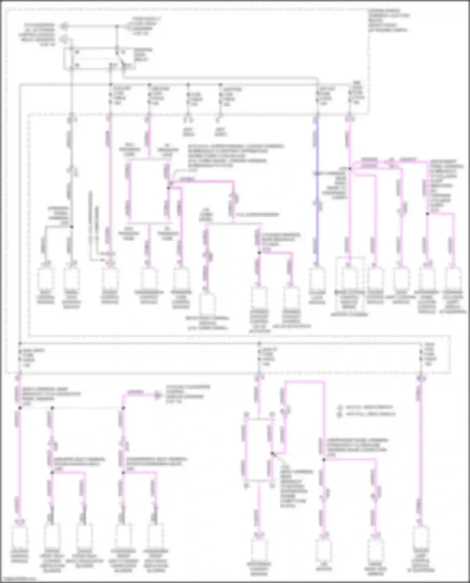 Wiring diagram engine control module for Cadillac Escalade-V GMT 1XX (2022-2024) (8 of 16)