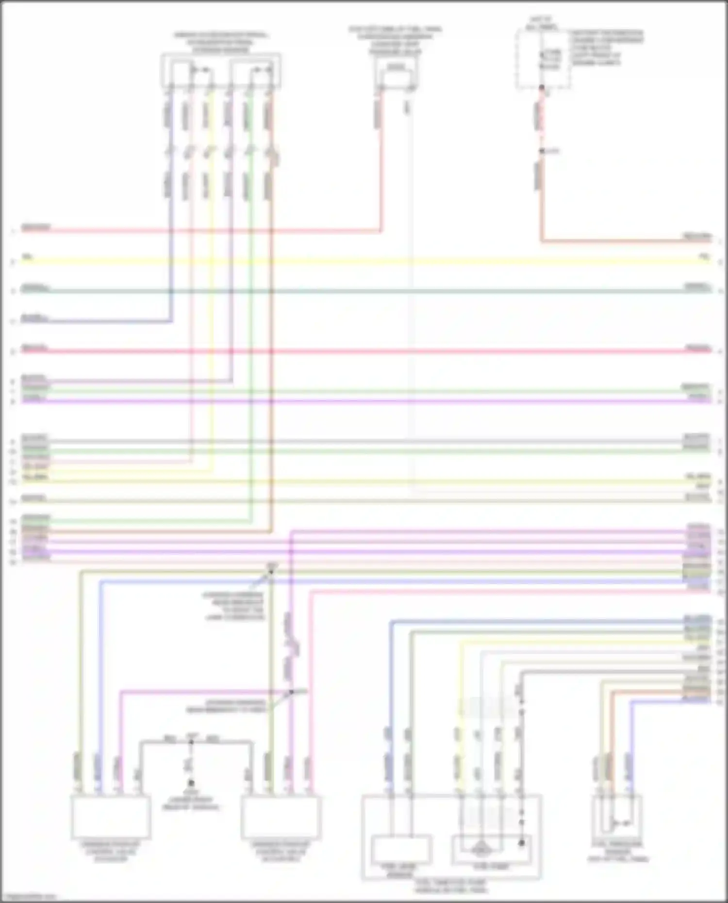 Wiring diagram fuel pressure sensor for Cadillac Escalade-V GMT 1XX (2022-2024) (2 of 3)