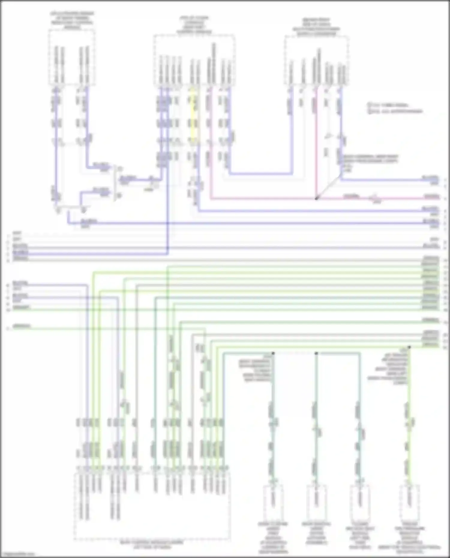 Wiring diagram lin bus 16 for Cadillac Escalade-V GMT 1XX (2022-2024) (3 of 6)