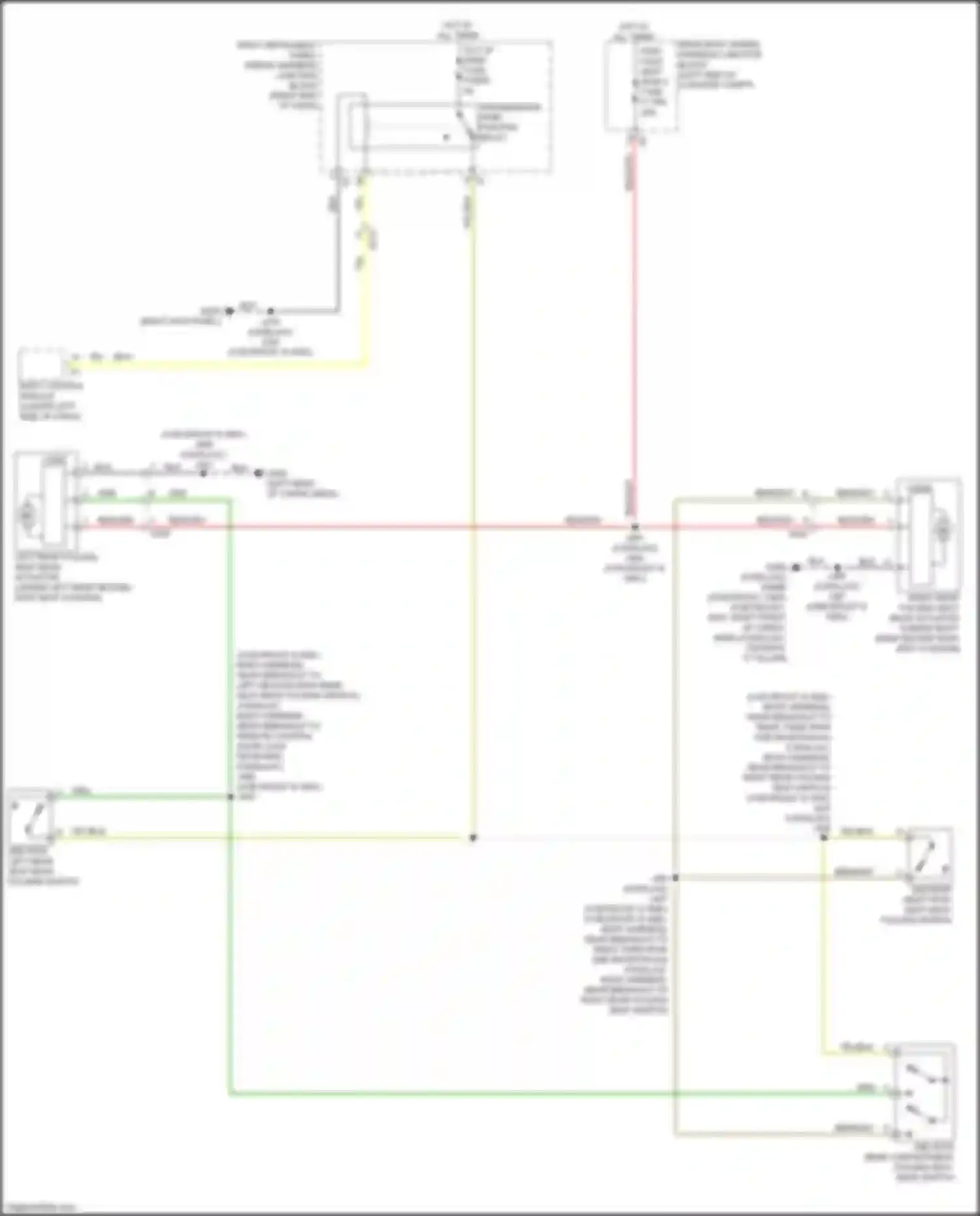Wiring diagram rear body wiring harness junction block for Cadillac Escalade-V GMT 1XX (2022-2024) (36 of 39)