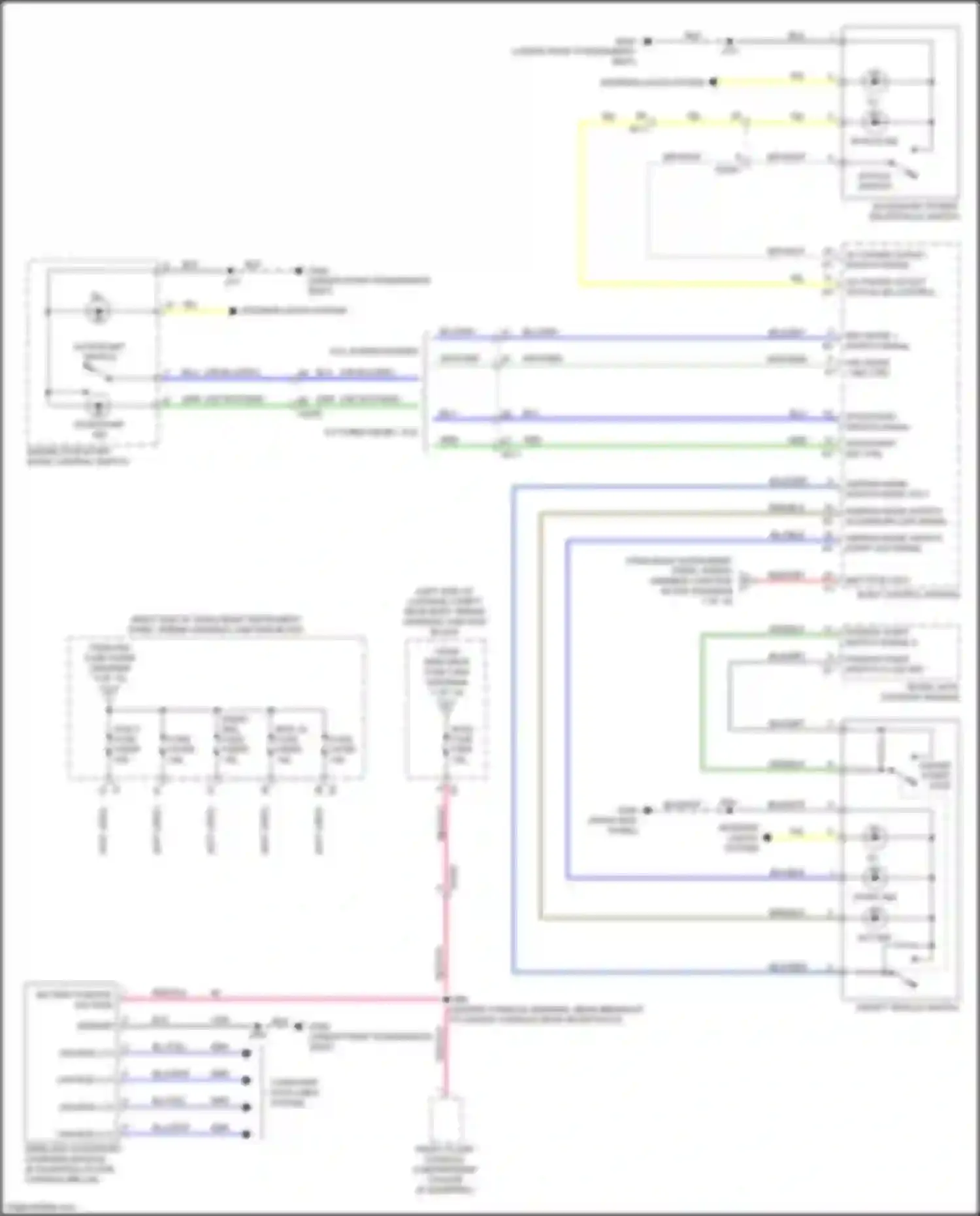 Wiring diagram stop/start switch for Cadillac Escalade-V GMT 1XX (2022-2024) (1 of 1)