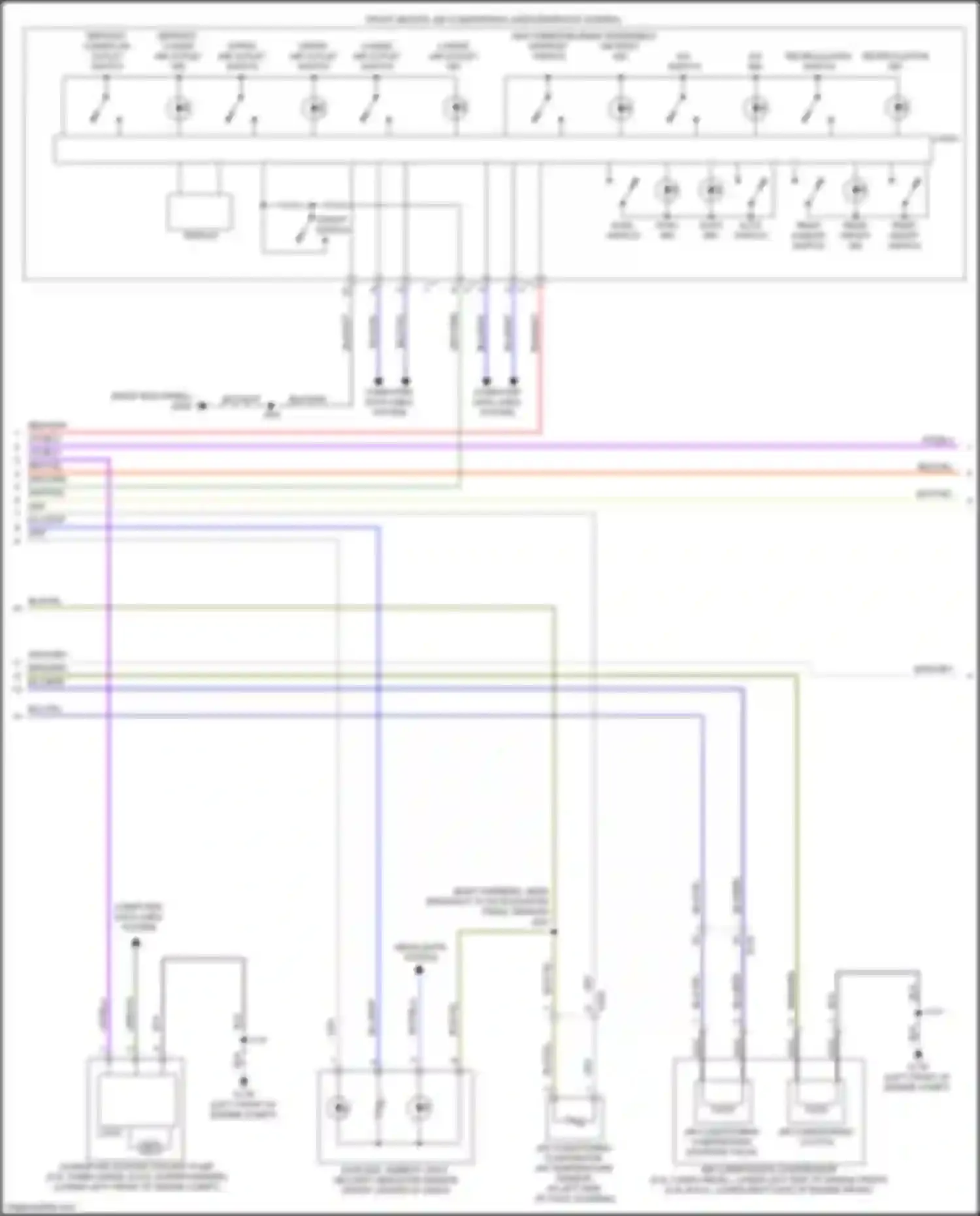 Escalade Cadillac GMT 1XX (2020-2024): Automatic a/c circuit (3 of 7)