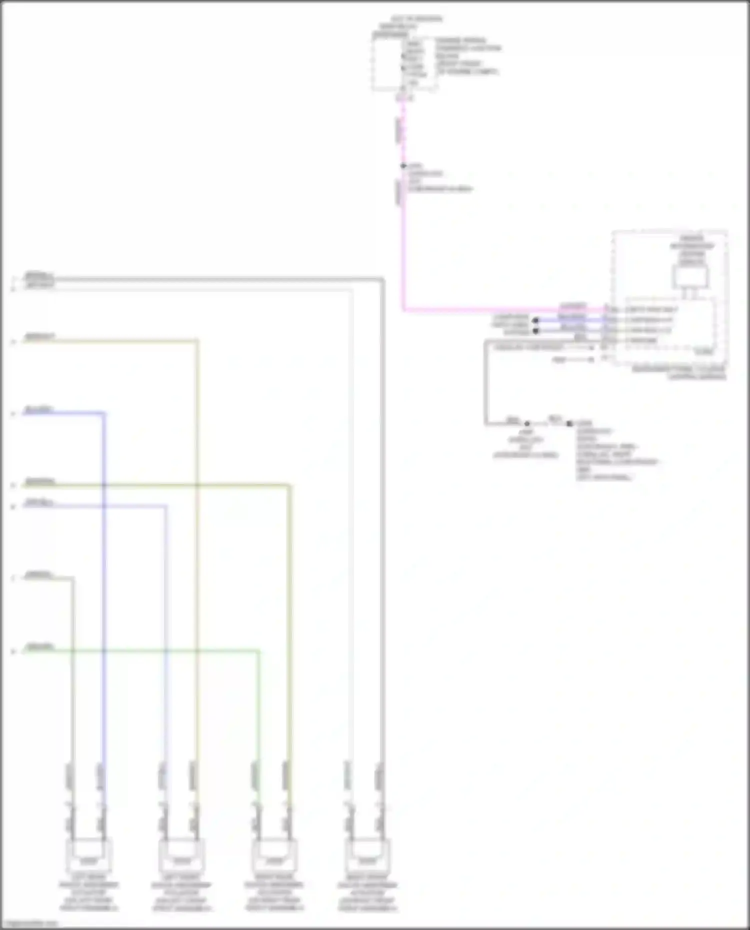 Escalade Cadillac GMT 1XX (2020-2024): Electronic suspension circuit, w/ magneride chassis package (2 of 2)