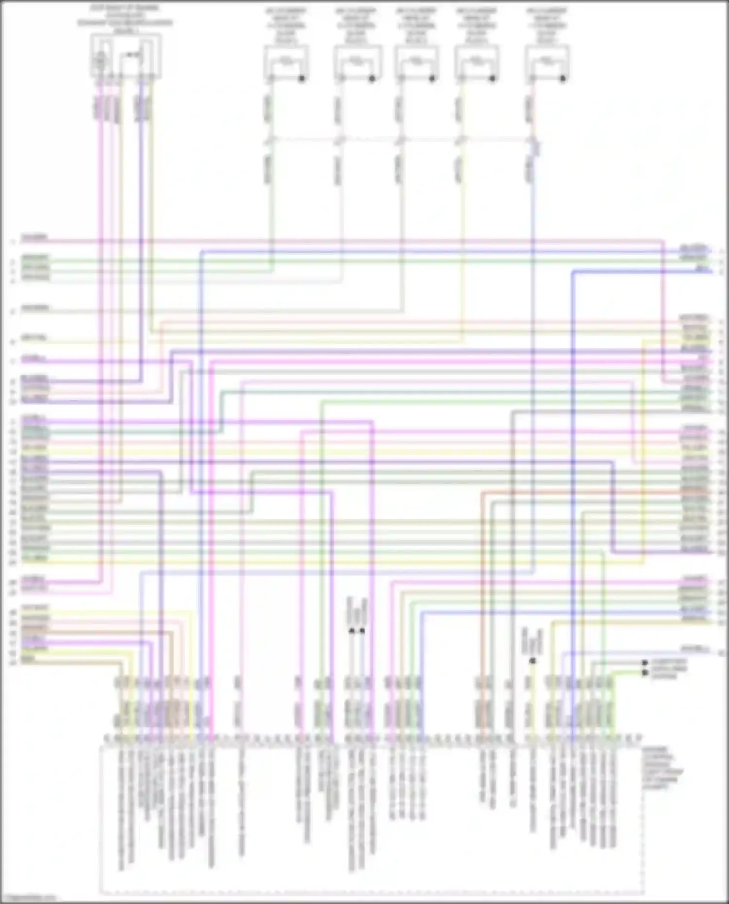 Escalade Cadillac GMT 1XX (2020-2024): Wiring diagram engine performance 3.0l vin t (3 of 9)