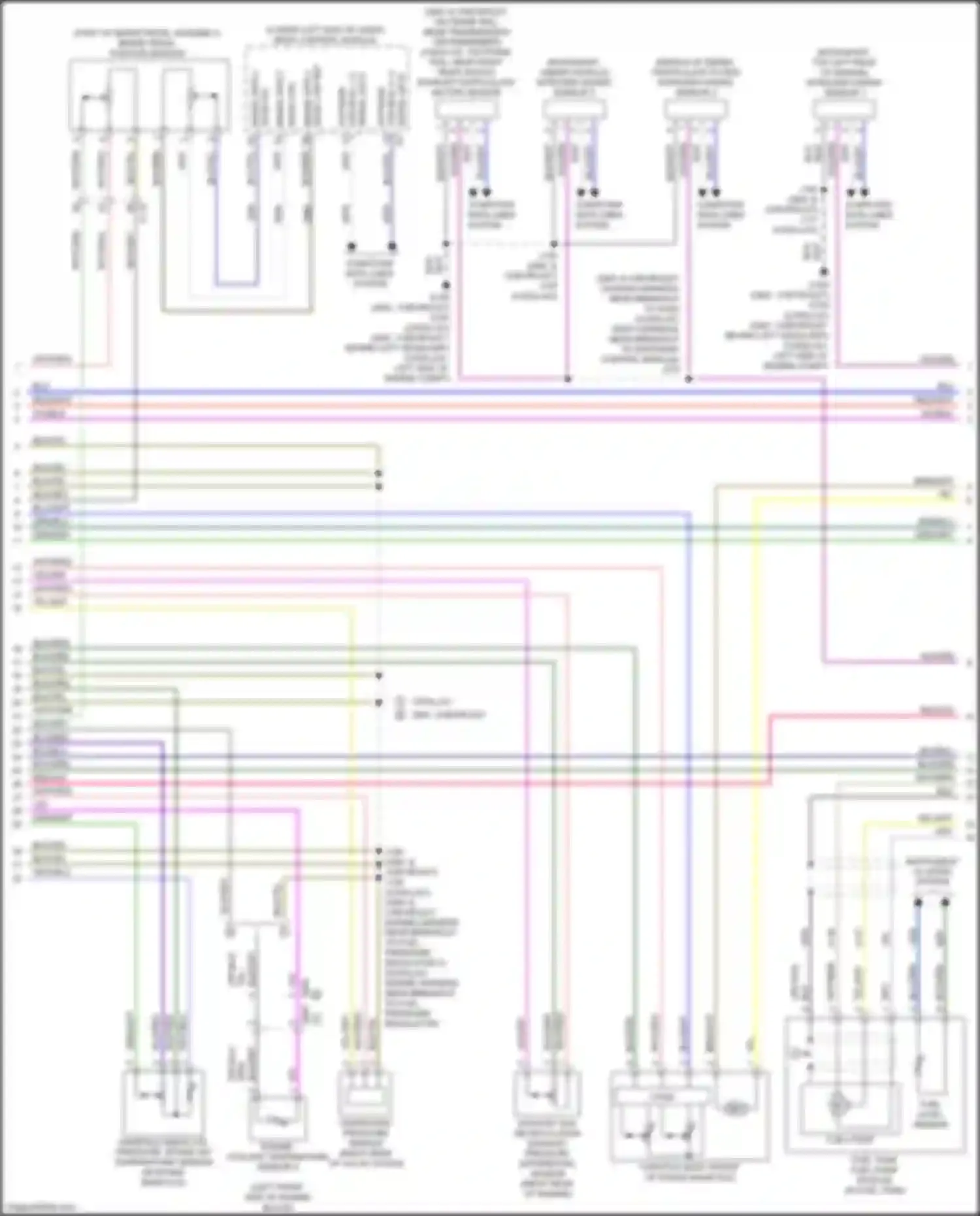 Escalade Cadillac GMT 1XX (2020-2024): Wiring diagram engine performance 3.0l vin t (6 of 9)