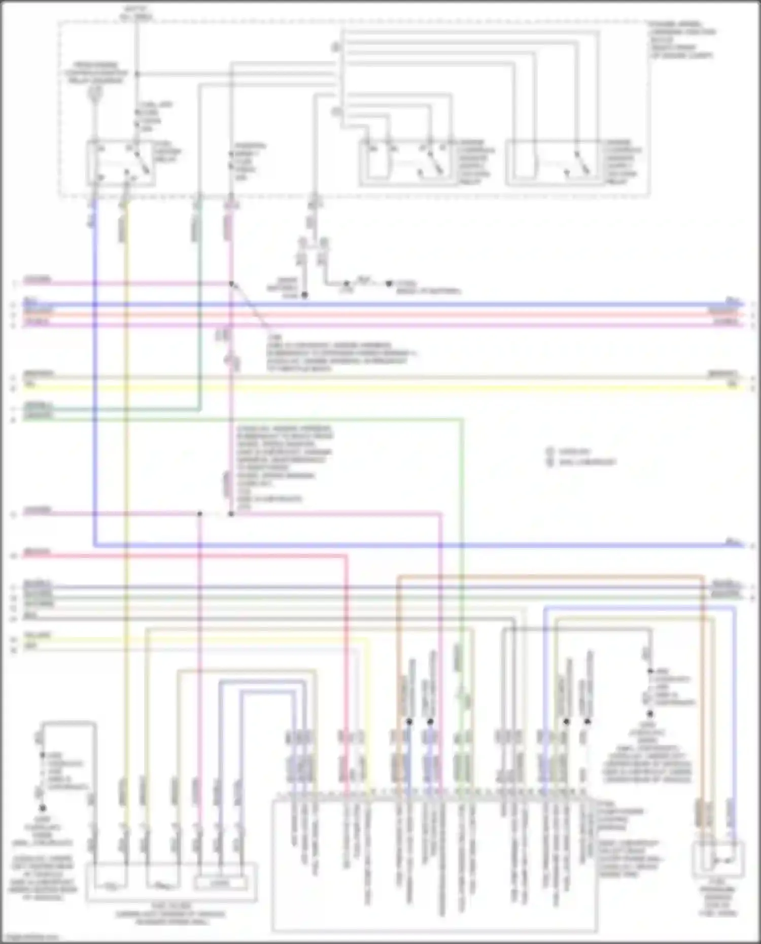 Escalade Cadillac GMT 1XX (2020-2024): Wiring diagram engine performance 3.0l vin t (7 of 9)
