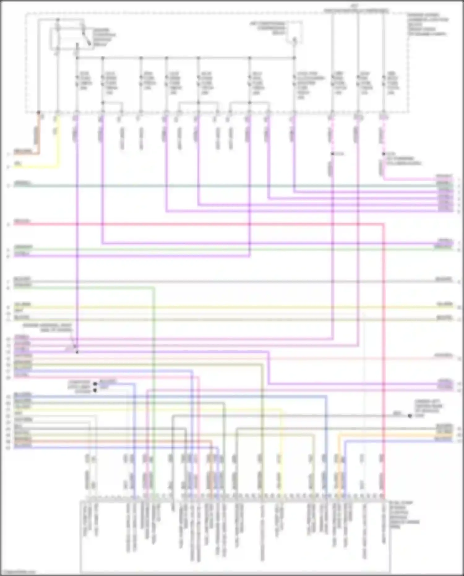 Escalade Cadillac GMT 1XX (2020-2024): Wiring diagram engine performance 6.2l vin 6 (3 of 9)