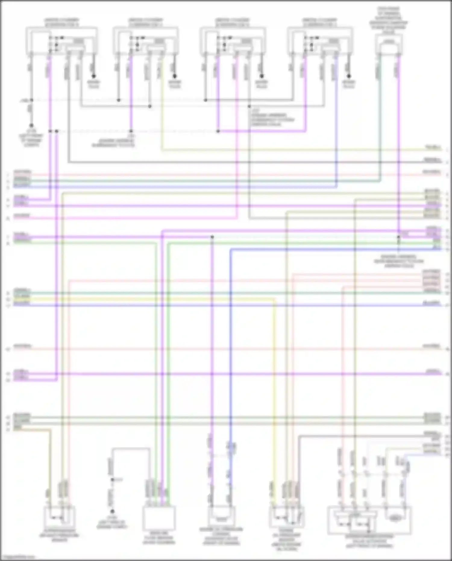 Escalade Cadillac GMT 1XX (2020-2024): Wiring diagram engine performance 6.2l vin 6 (6 of 9)