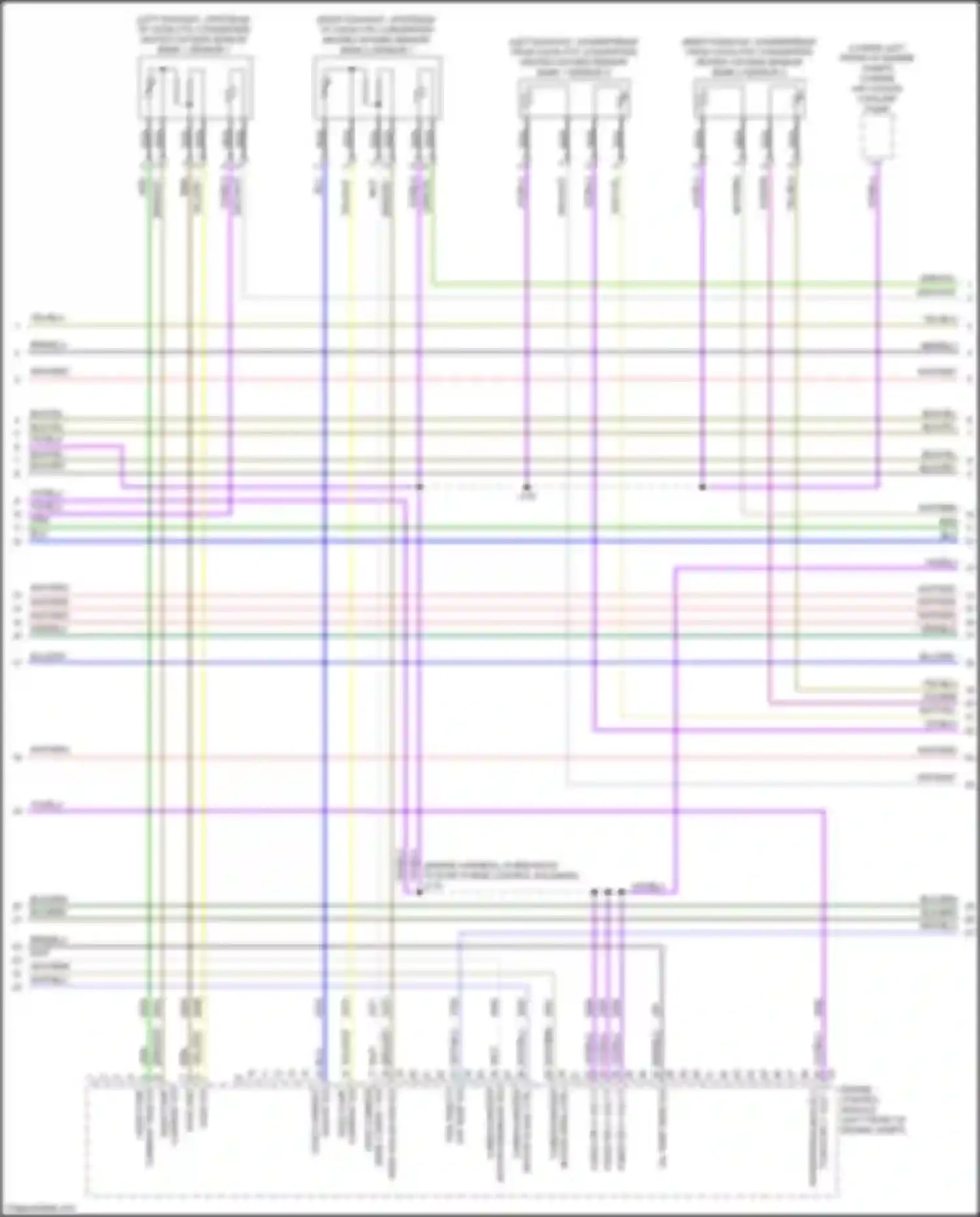 Escalade Cadillac GMT 1XX (2020-2024): Wiring diagram engine performance 6.2l vin 6 (7 of 9)