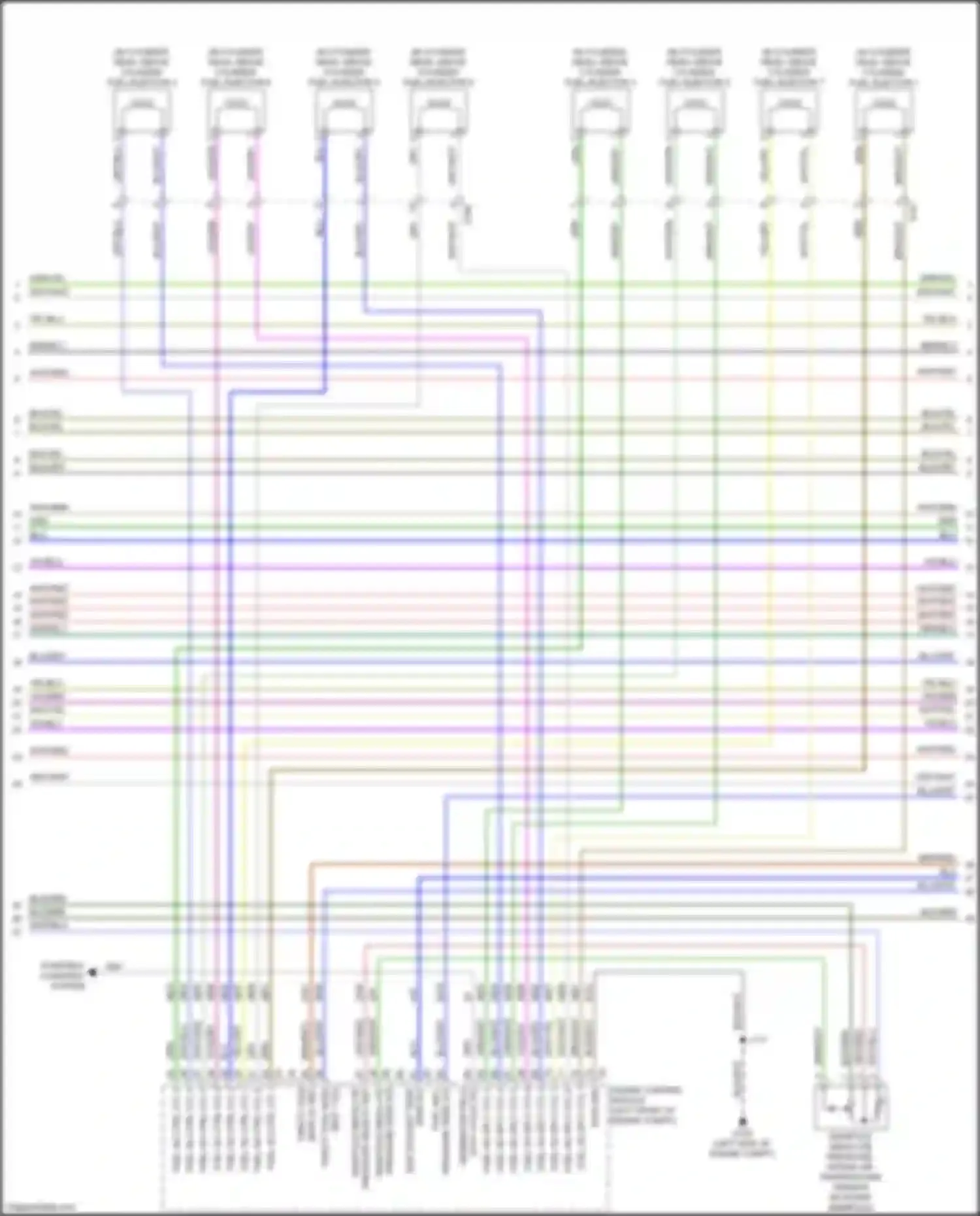 Escalade Cadillac GMT 1XX (2020-2024): Wiring diagram engine performance 6.2l vin 6 (8 of 9)