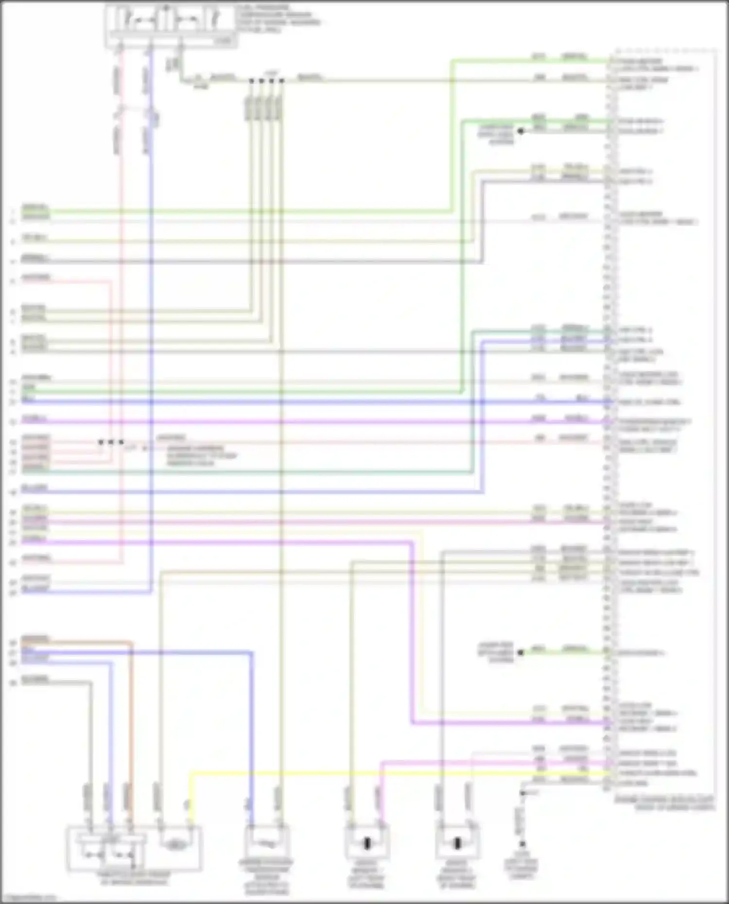 Escalade Cadillac GMT 1XX (2020-2024): Wiring diagram engine performance 6.2l vin 6 (9 of 9)