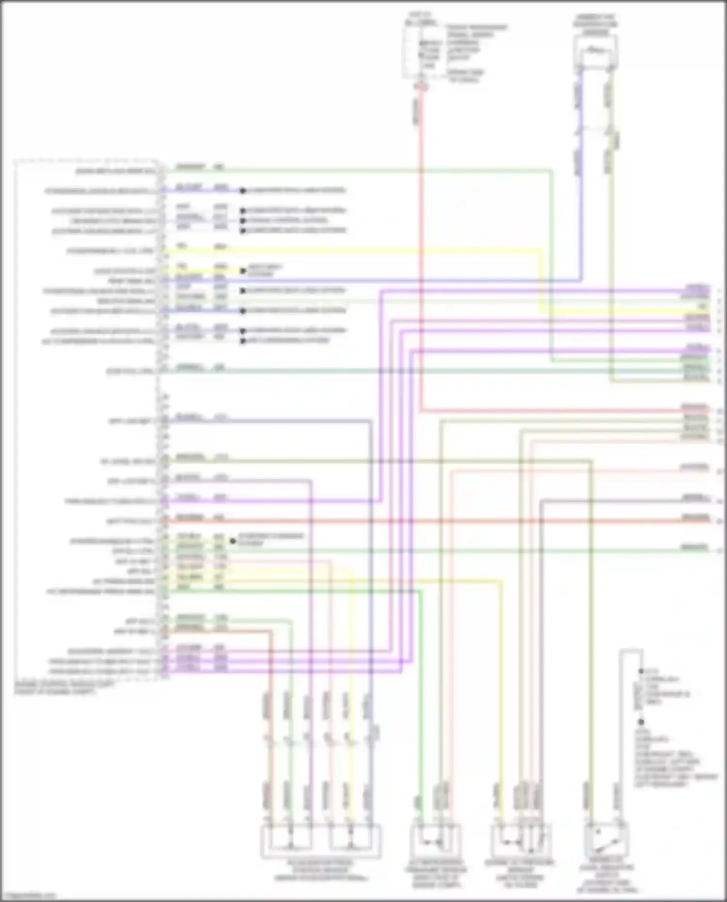 Escalade Cadillac GMT 1XX (2020-2024): Wiring diagram engine performance 6.2l vin l (1 of 7)