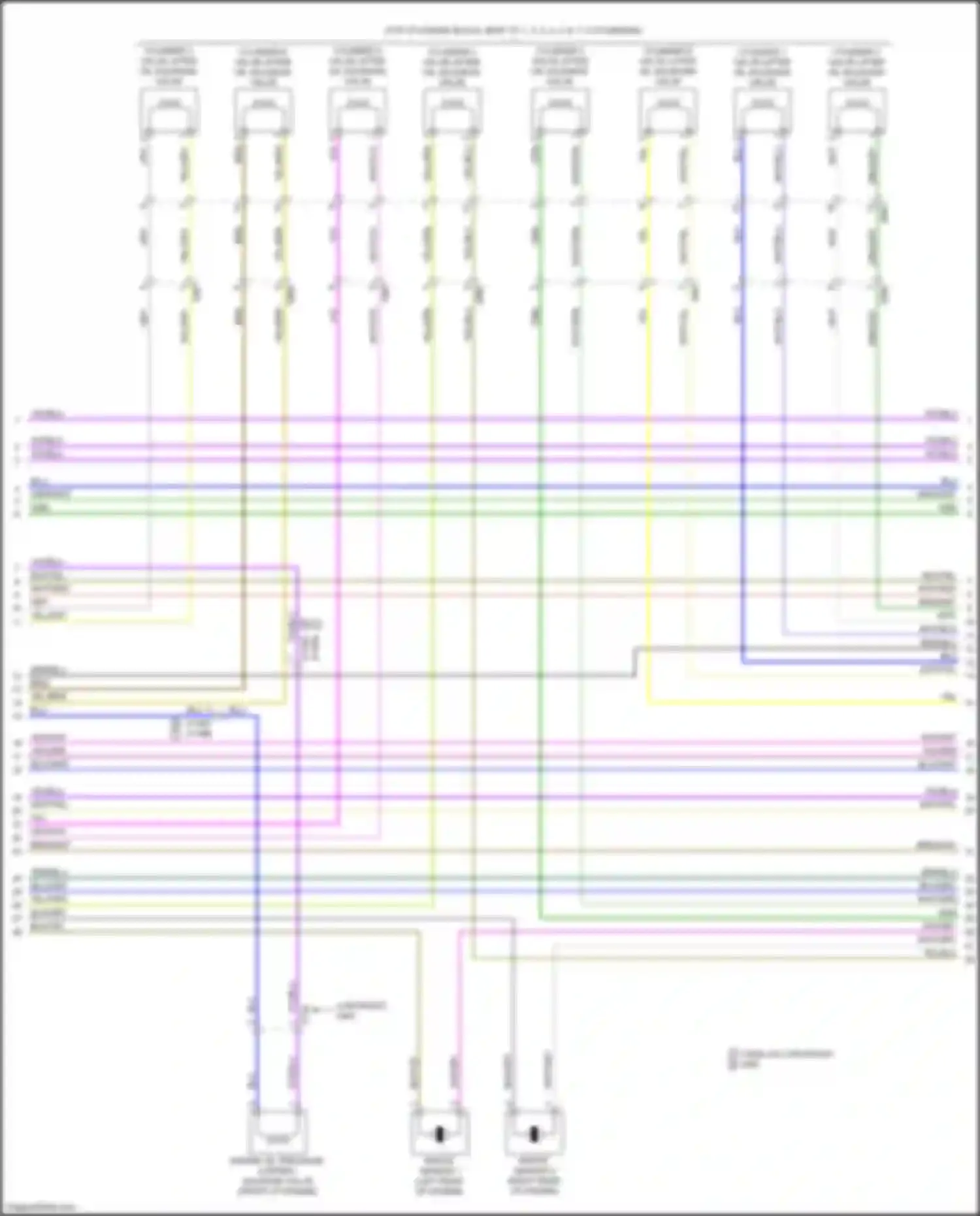 Escalade Cadillac GMT 1XX (2020-2024): Wiring diagram engine performance 6.2l vin l (5 of 7)