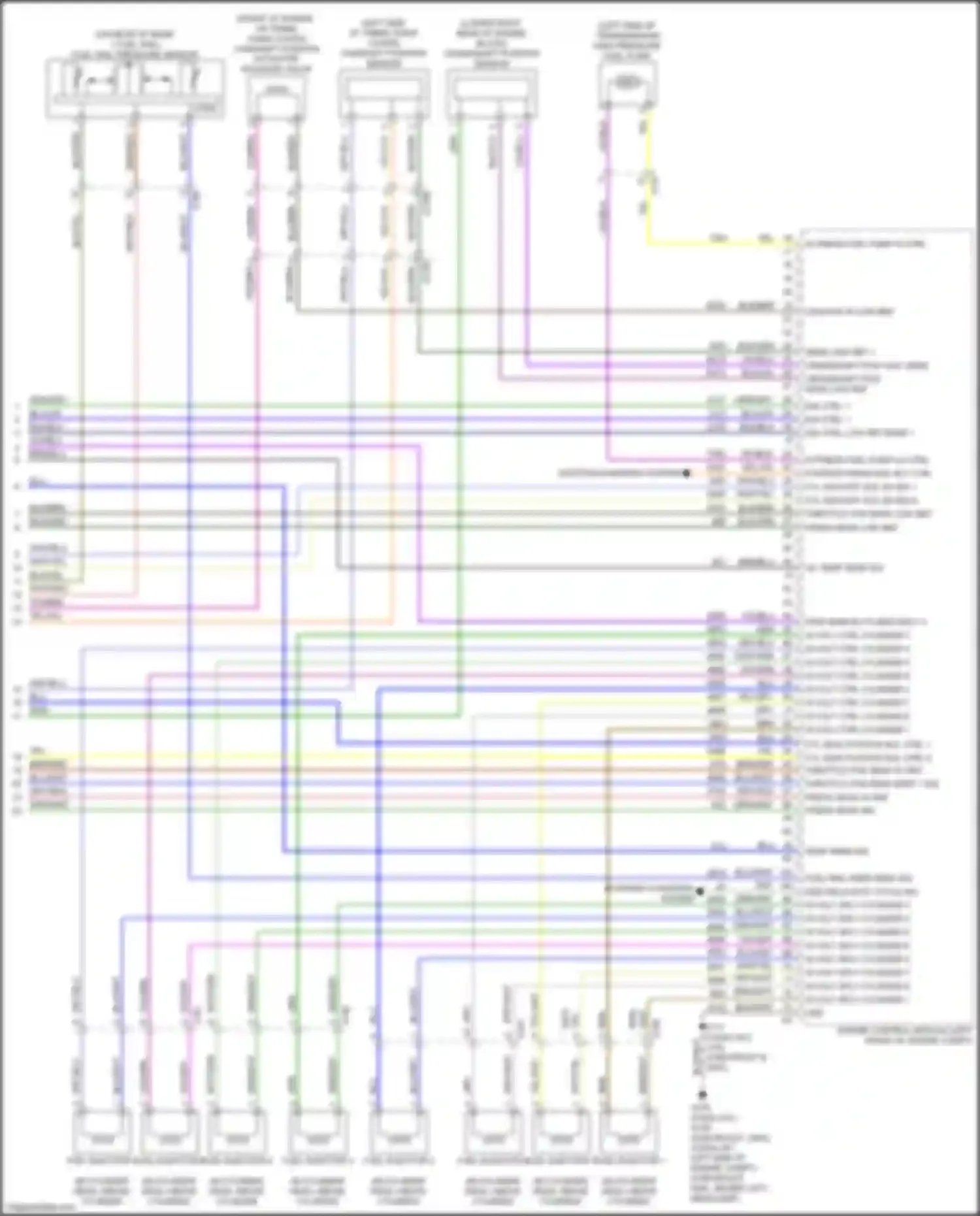 Escalade Cadillac GMT 1XX (2020-2024): Wiring diagram engine performance 6.2l vin l (7 of 7)