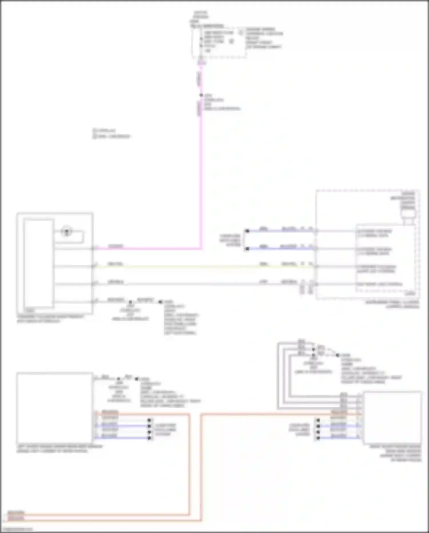 Escalade Cadillac GMT 1XX (2020-2024): Collision avoidance circuit, w/o brake prefill & integrated brake assist (2 of 2)