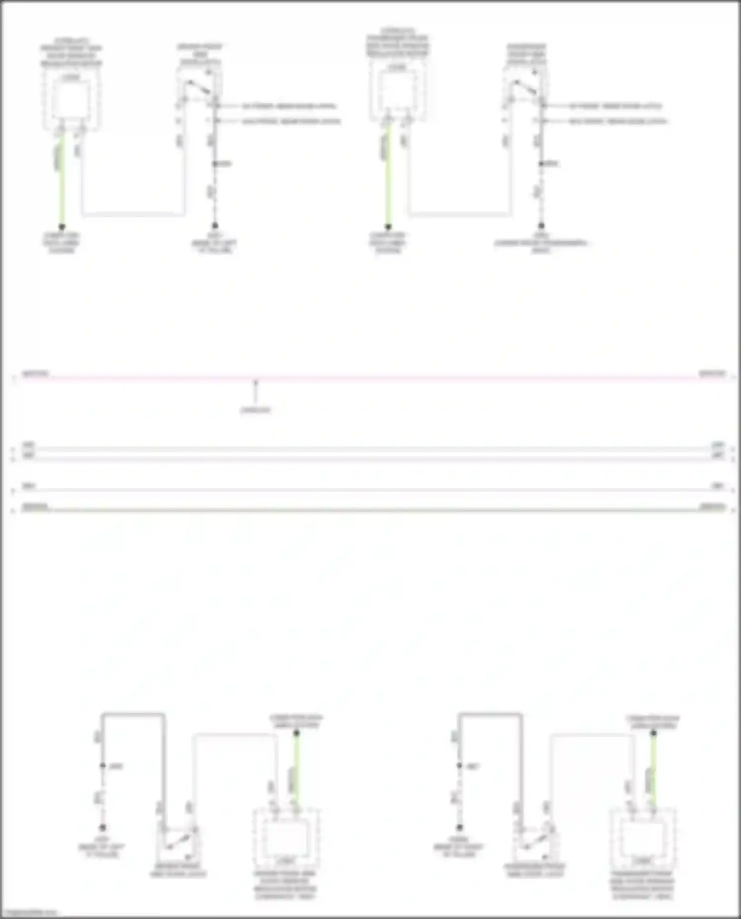 Escalade Cadillac GMT 1XX (2020-2024): Courtesy lamps circuit (3 of 9)