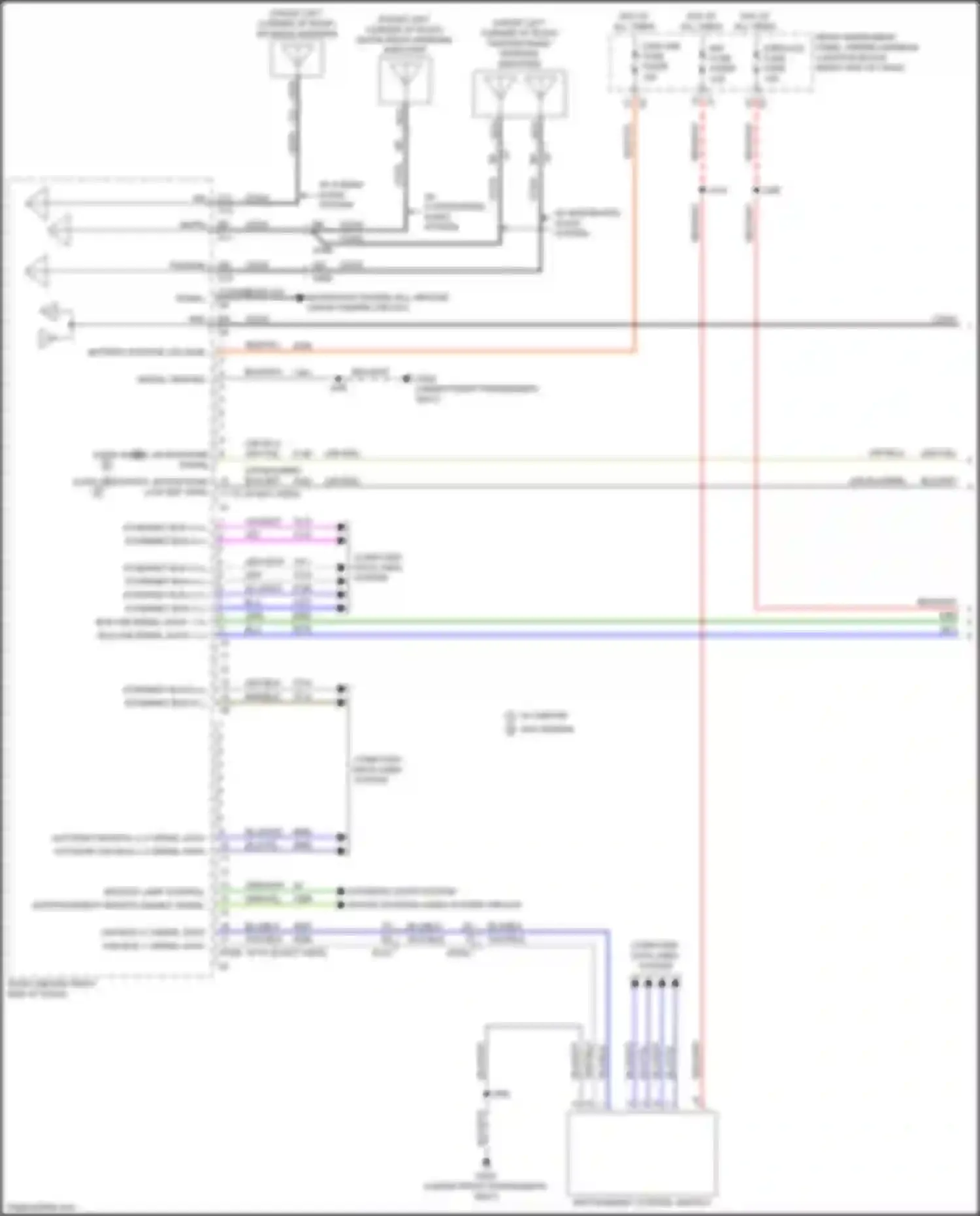 Escalade Cadillac GMT 1XX (2020-2024): Navigation circuit, w/ audio phile (1 of 6)
