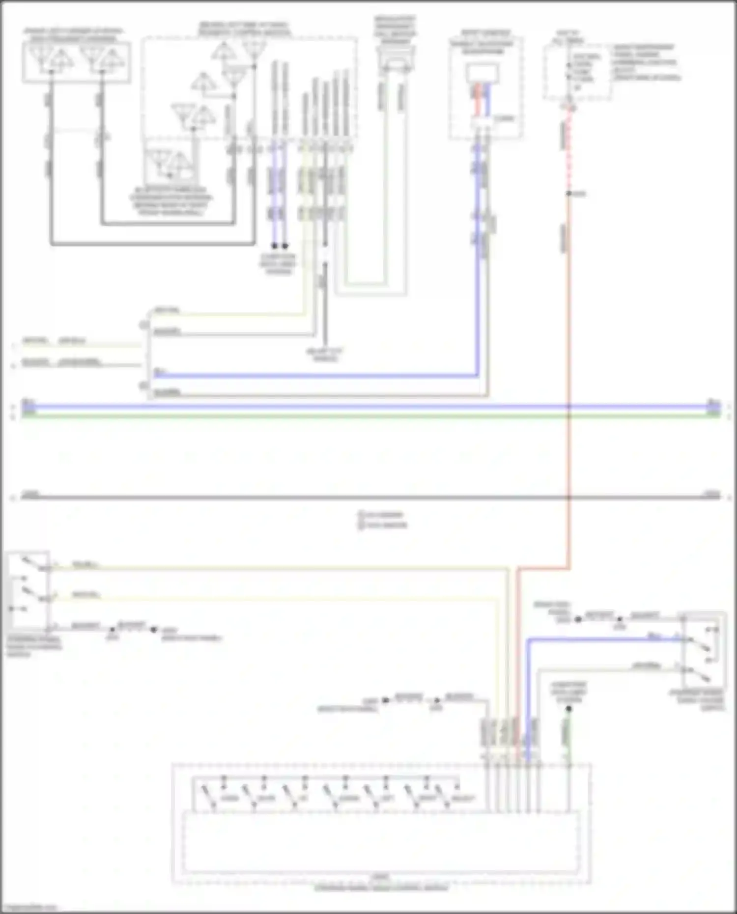 Escalade Cadillac GMT 1XX (2020-2024): Navigation circuit, w/ audio phile (3 of 6)