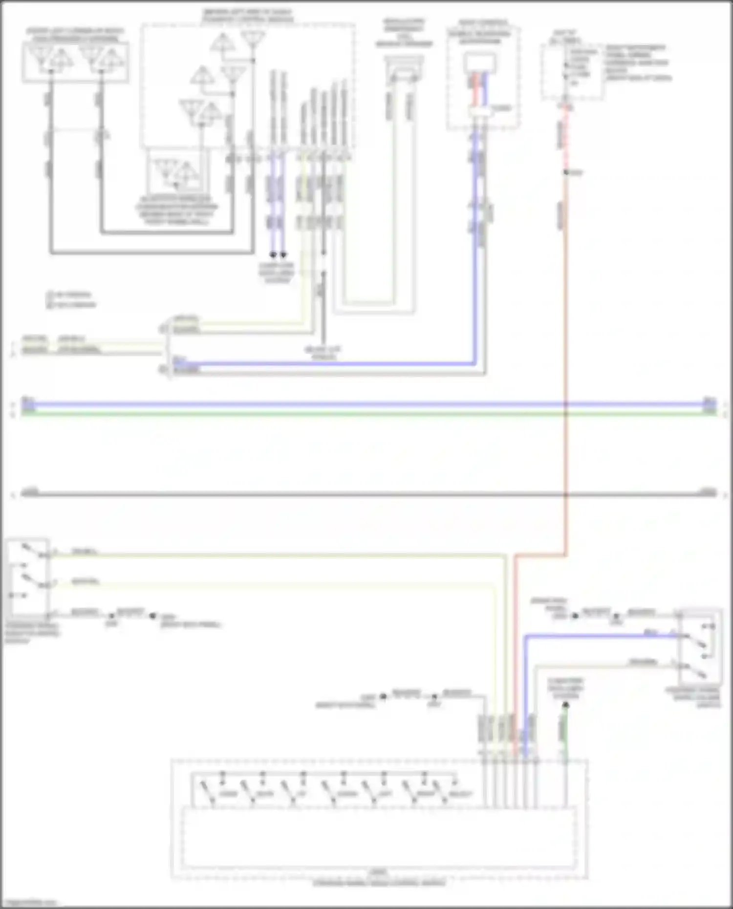 Escalade Cadillac GMT 1XX (2020-2024): Navigation circuit, w/o audio phile (3 of 5)