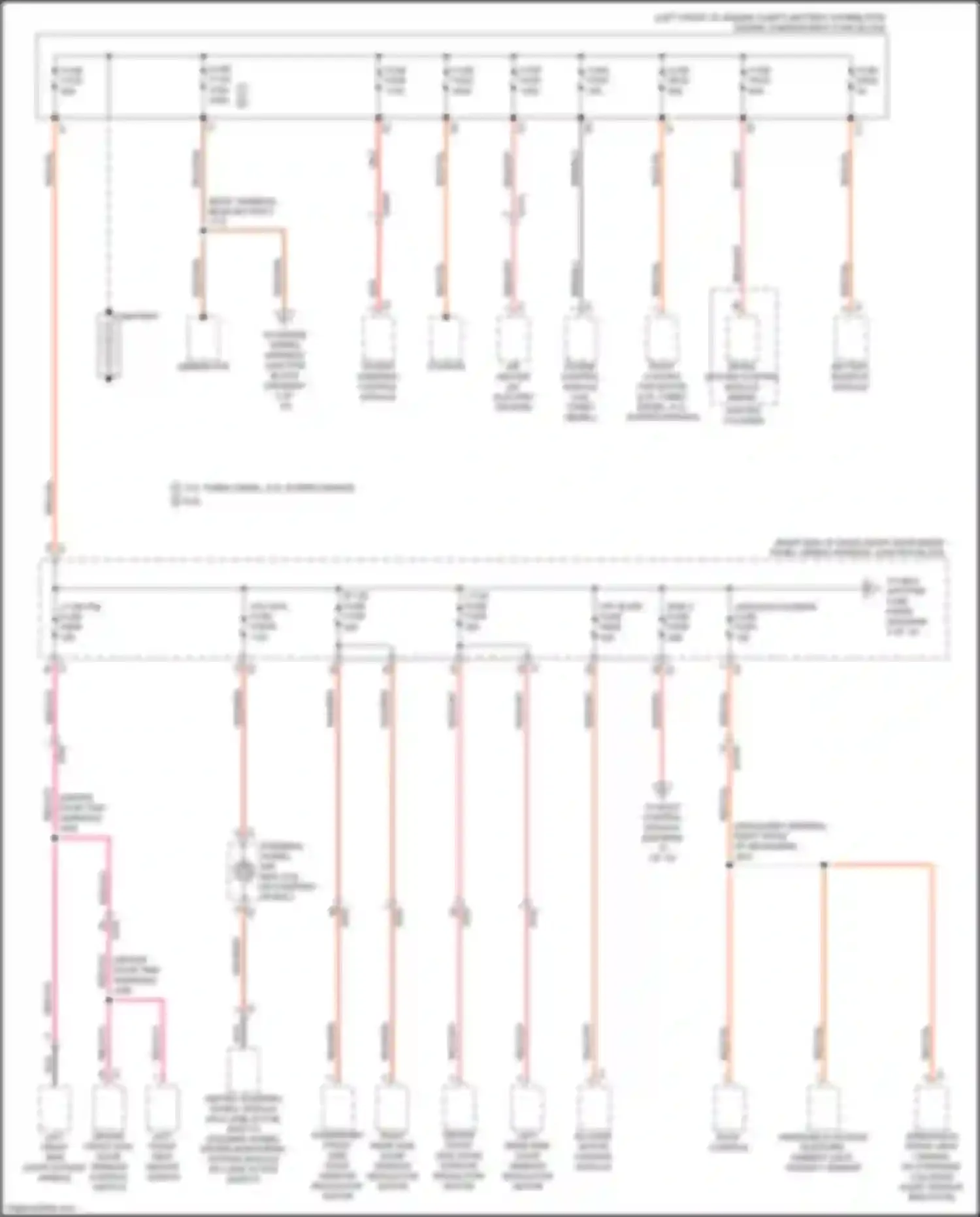 Escalade Cadillac GMT 1XX (2020-2024): Power distribution circuit (1 of 10)
