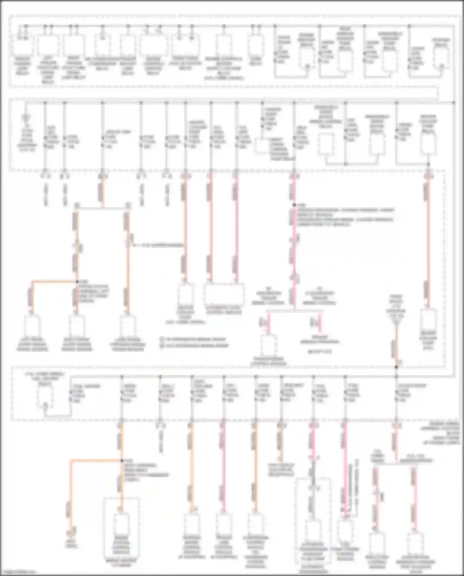 Escalade Cadillac GMT 1XX (2020-2024): Power distribution circuit (3 of 10)