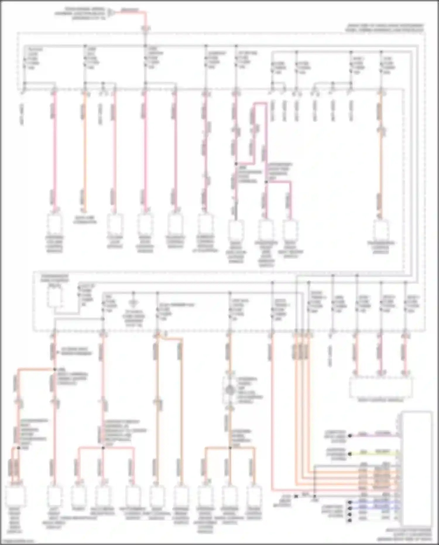 Escalade Cadillac GMT 1XX (2020-2024): Power distribution circuit (5 of 10)