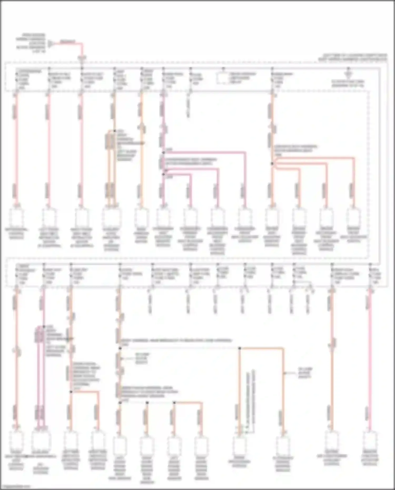 Escalade Cadillac GMT 1XX (2020-2024): Power distribution circuit (7 of 10)