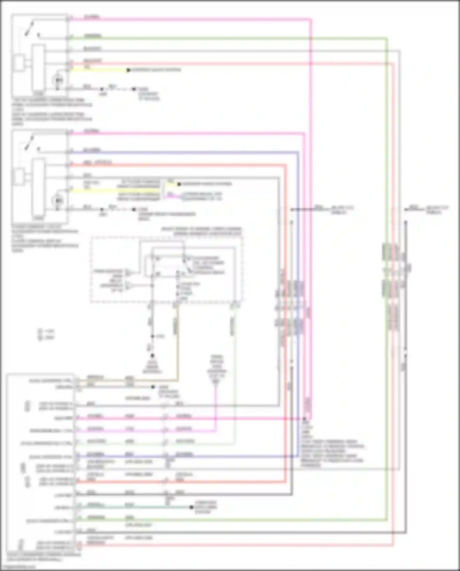 Escalade Cadillac GMT 1XX (2020-2024): Power distribution circuit (9 of 10)