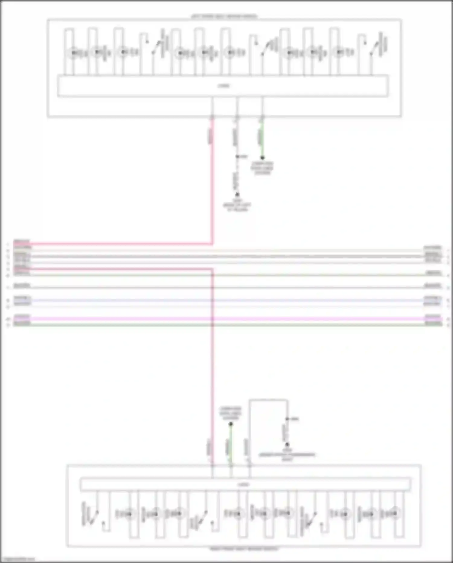 Escalade Cadillac GMT 1XX (2020-2024): Front heated seats circuit (2 of 3)