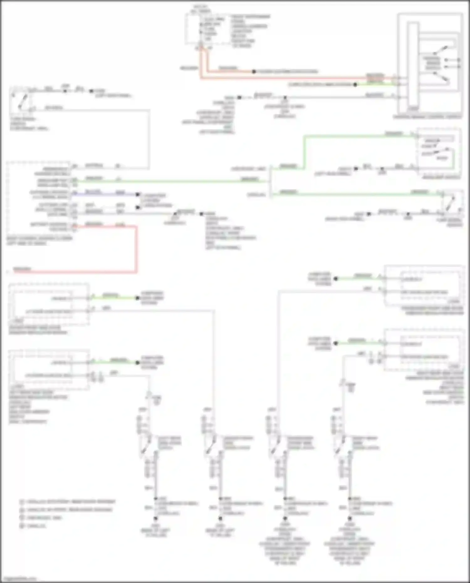 Escalade Cadillac GMT 1XX (2020-2024): Chime circuit (2 of 2)