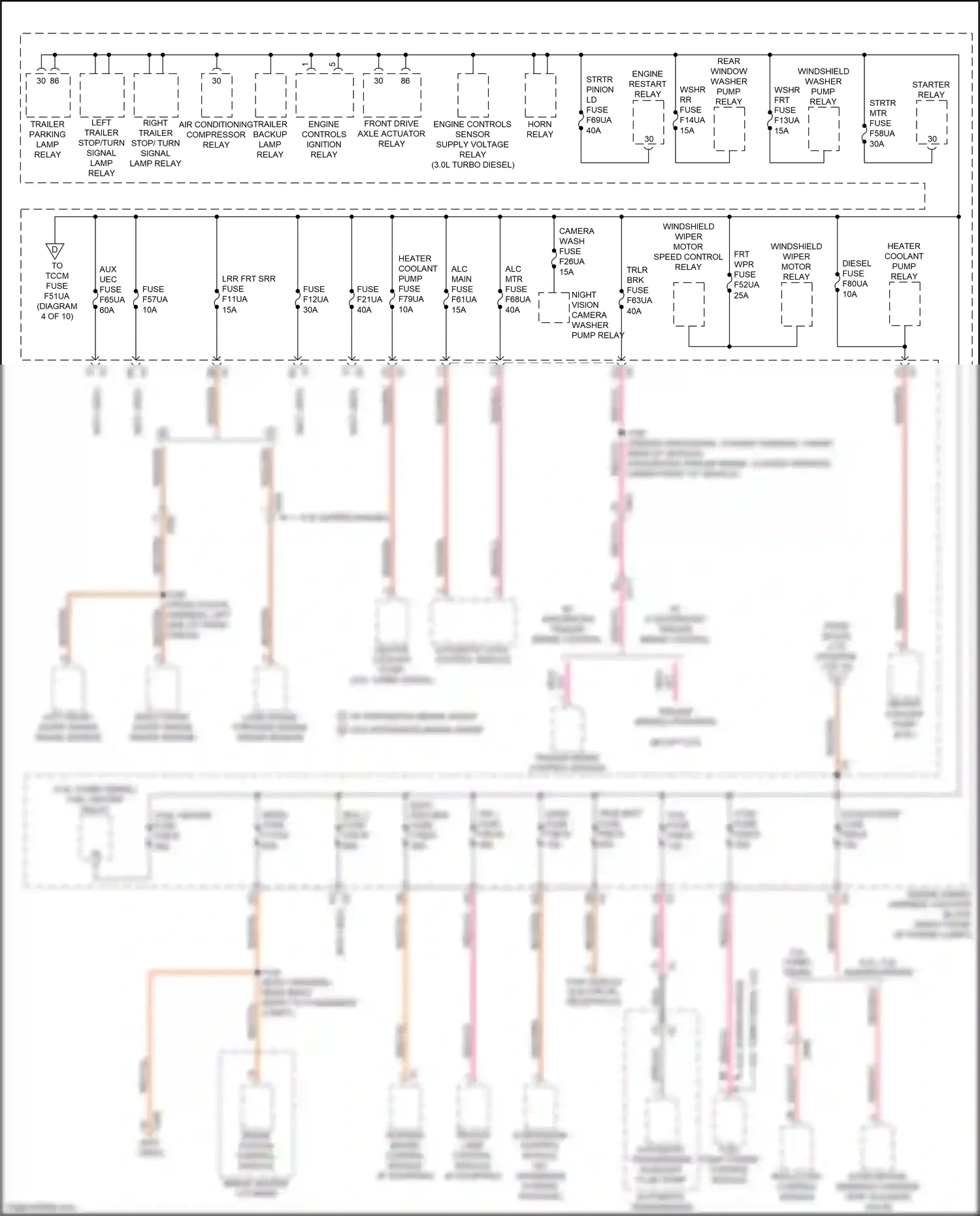 Cadillac Escalade GMT 1XX (2020-2024) automatic level control module wiring diagram  (4 of 4)