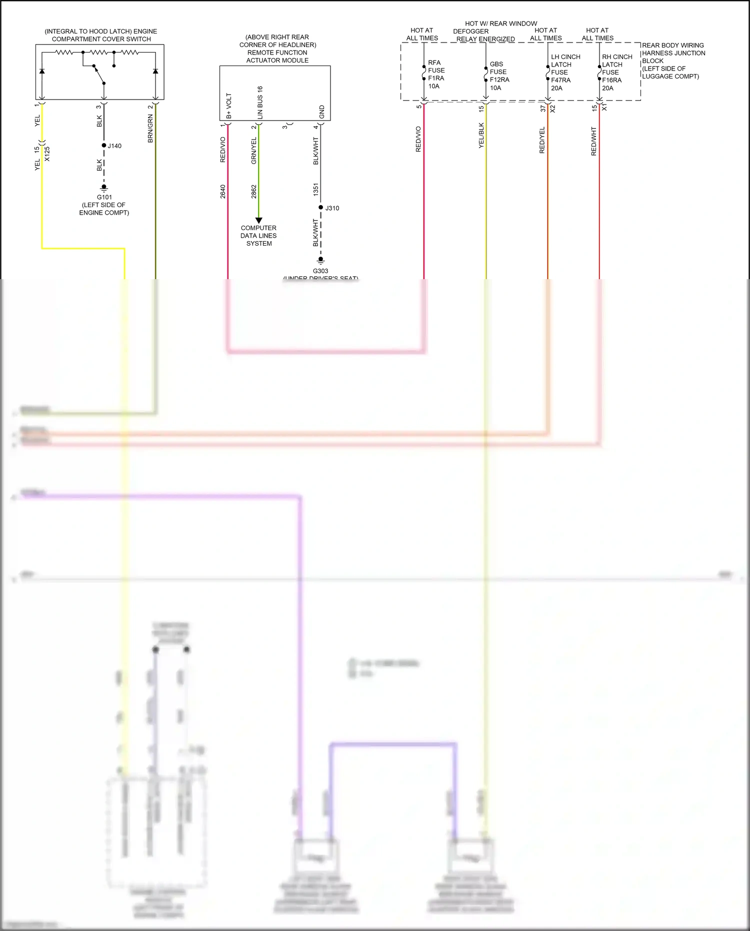 Cadillac Escalade GMT 1XX (2020-2024) engine control module wiring diagram  (2 of 16)