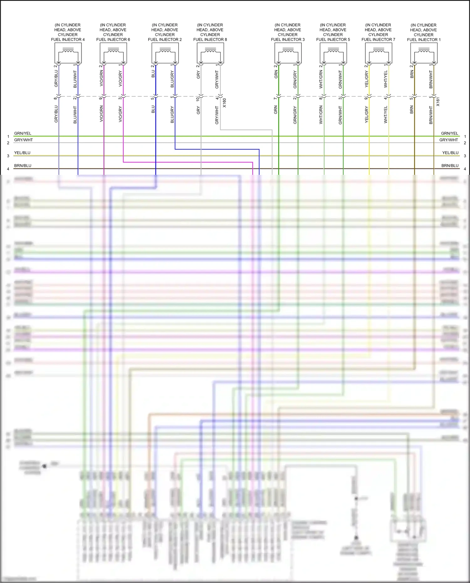 Cadillac Escalade GMT 1XX (2020-2024) engine control module wiring diagram  (15 of 16)