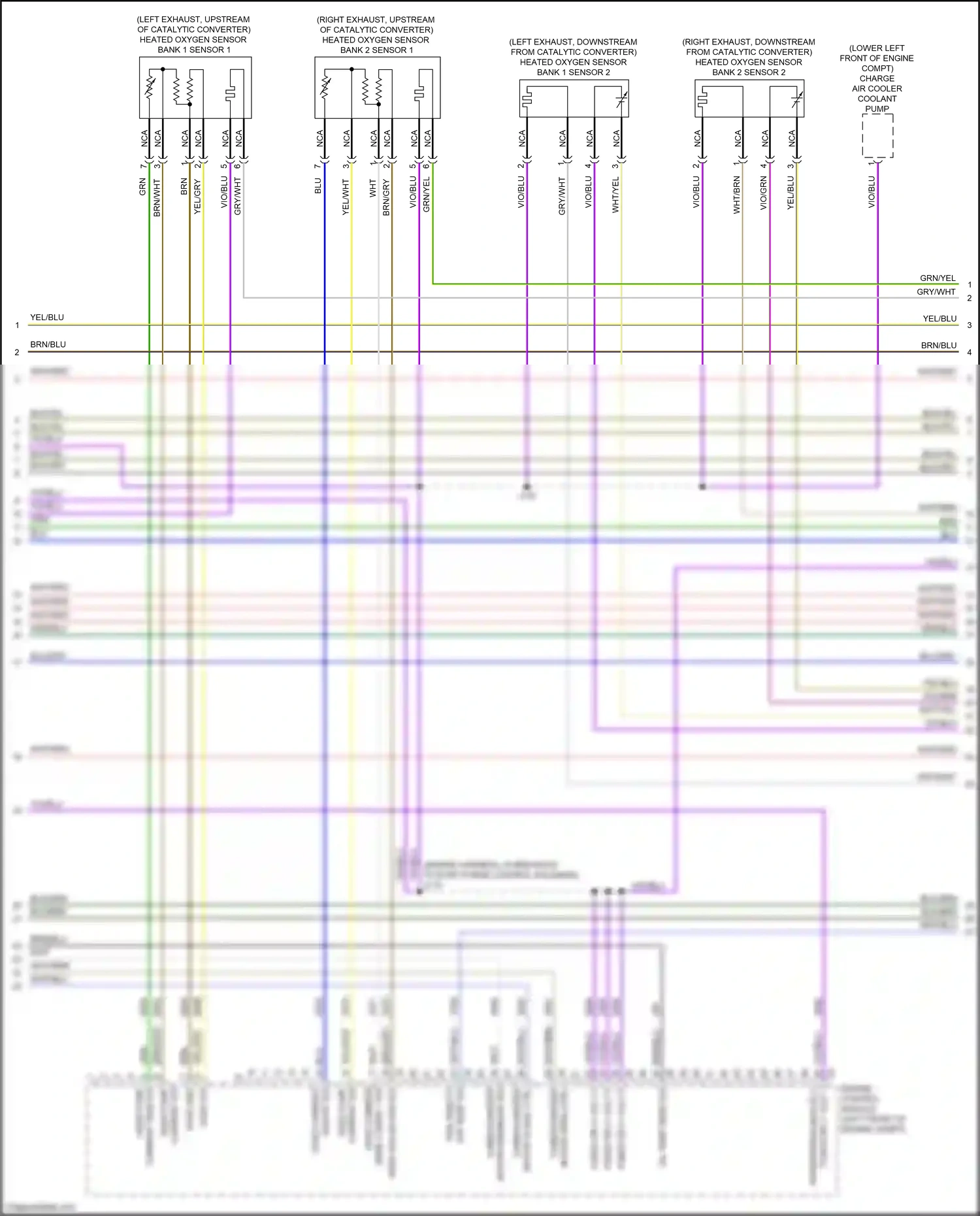 Cadillac Escalade GMT 1XX (2020-2024) engine control module wiring diagram  (14 of 16)