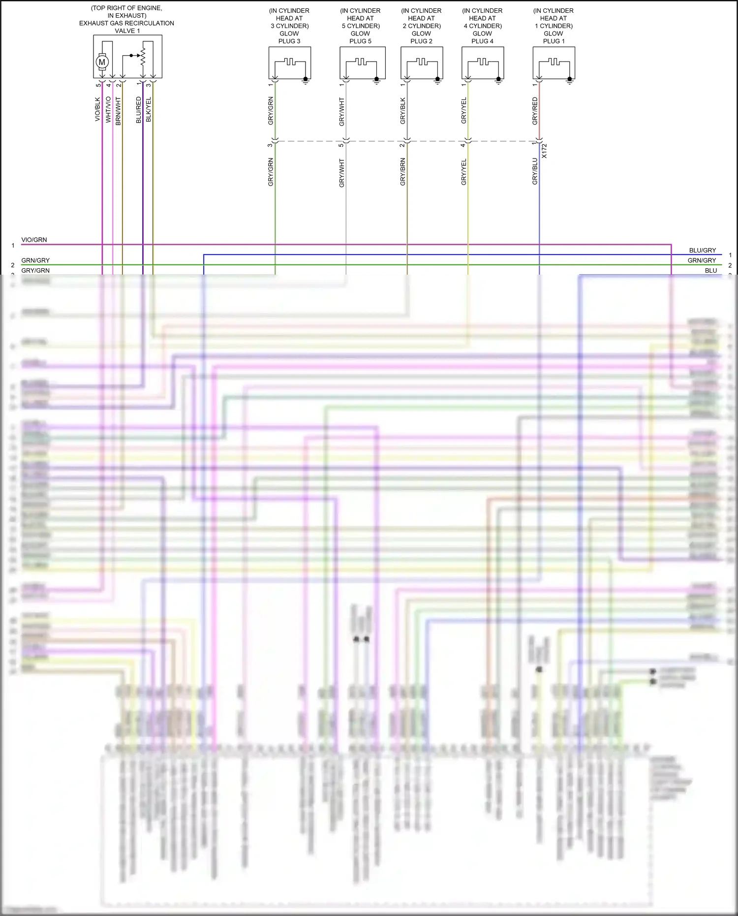 Cadillac Escalade GMT 1XX (2020-2024) engine control module wiring diagram  (11 of 16)