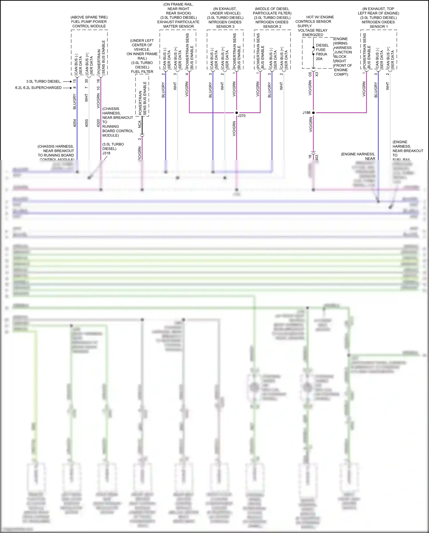 Cadillac Escalade GMT 1XX (2020-2024) remote function actuator module wiring diagram  (2 of 5)