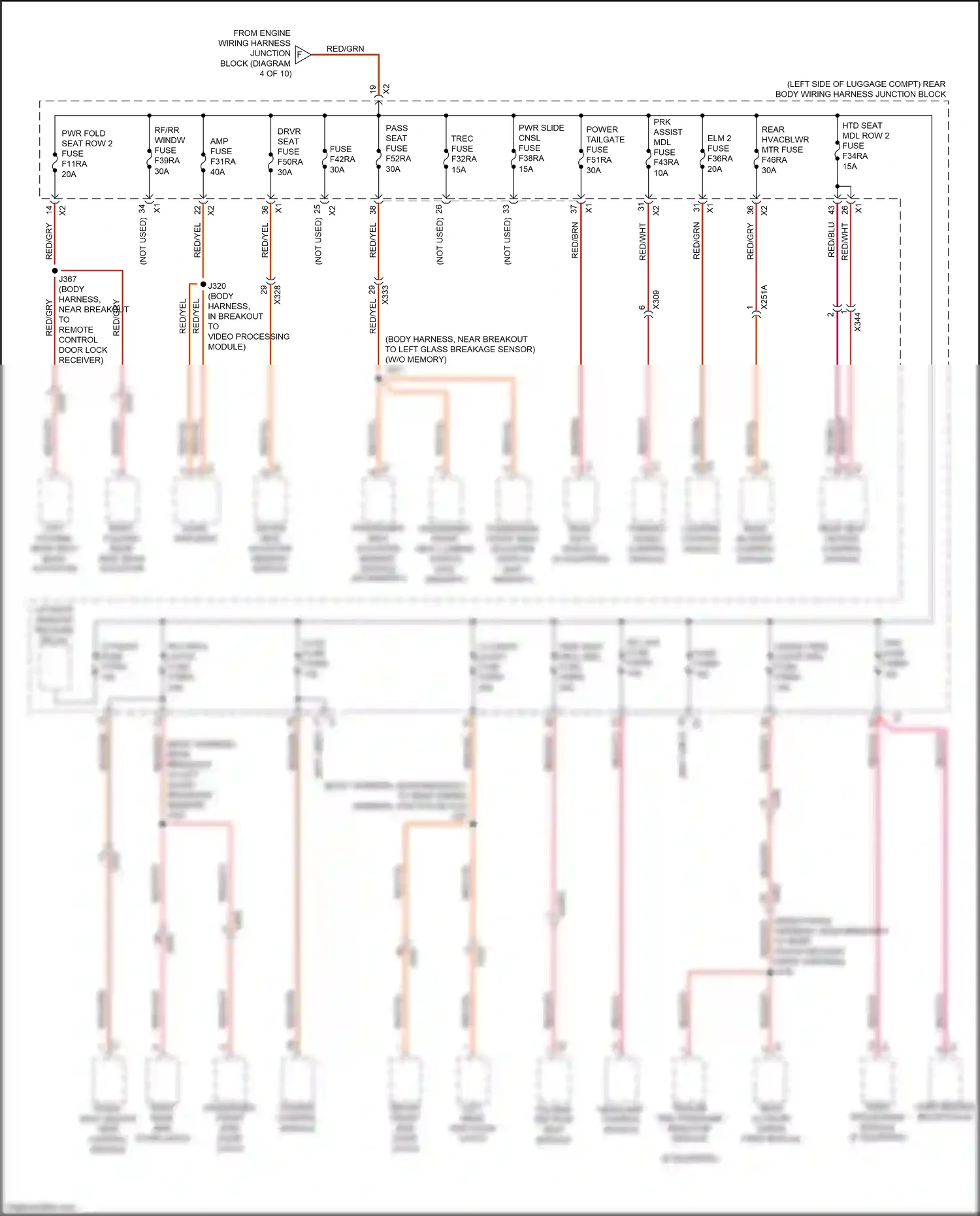 Cadillac Escalade GMT 1XX (2020-2024) video processing module wiring diagram  (4 of 4)