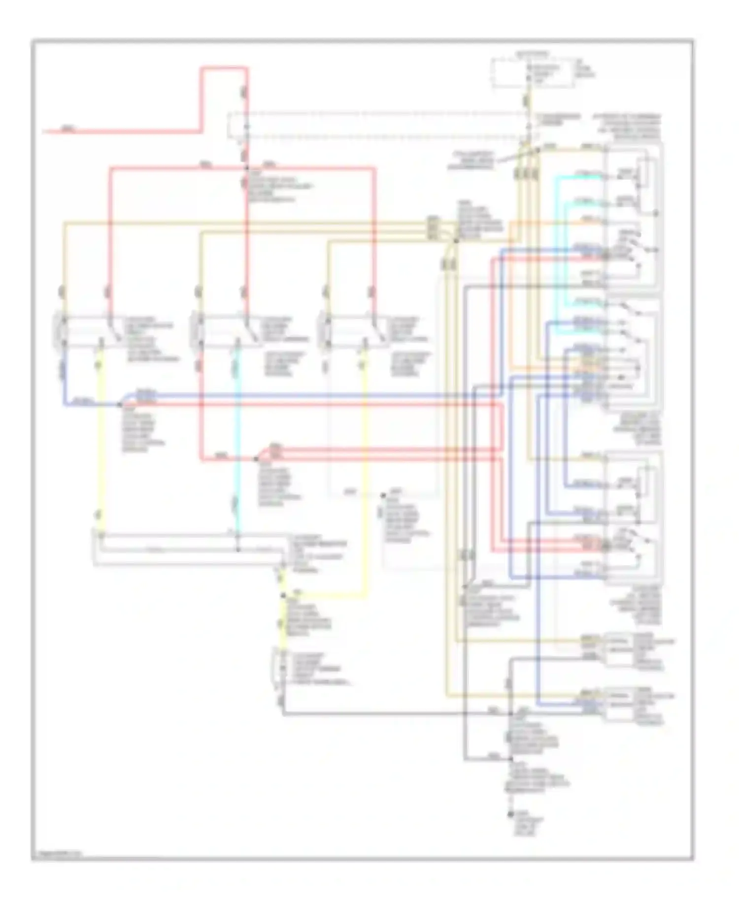 Escalade Cadillac GMT400 (1998-2000): 5.7l vin r, manual a/c circuit, rear a/c (2 of 2)