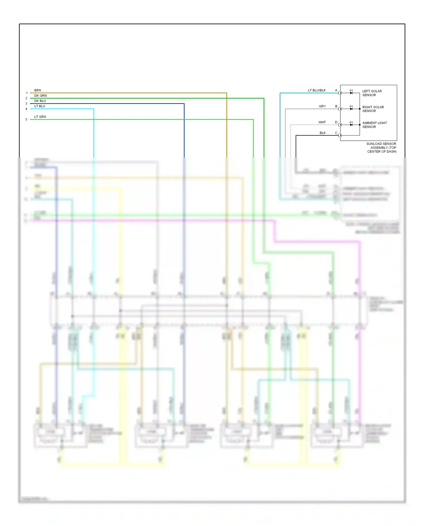 Cadillac Escalade GMT800 (2001-2006) class 2 serial data wiring diagram  (3 of 11)