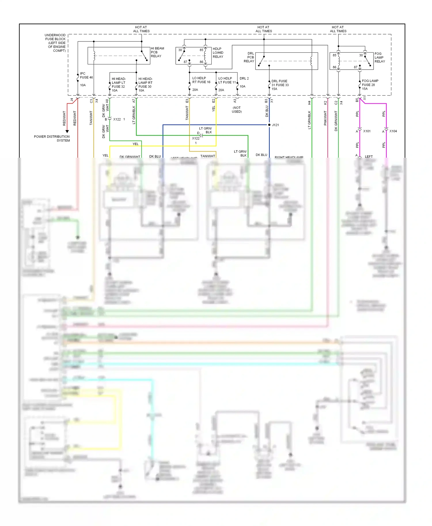 Cadillac Escalade GMT900 (2006-2014) computer data lines system wiring diagram  (37 of 98)