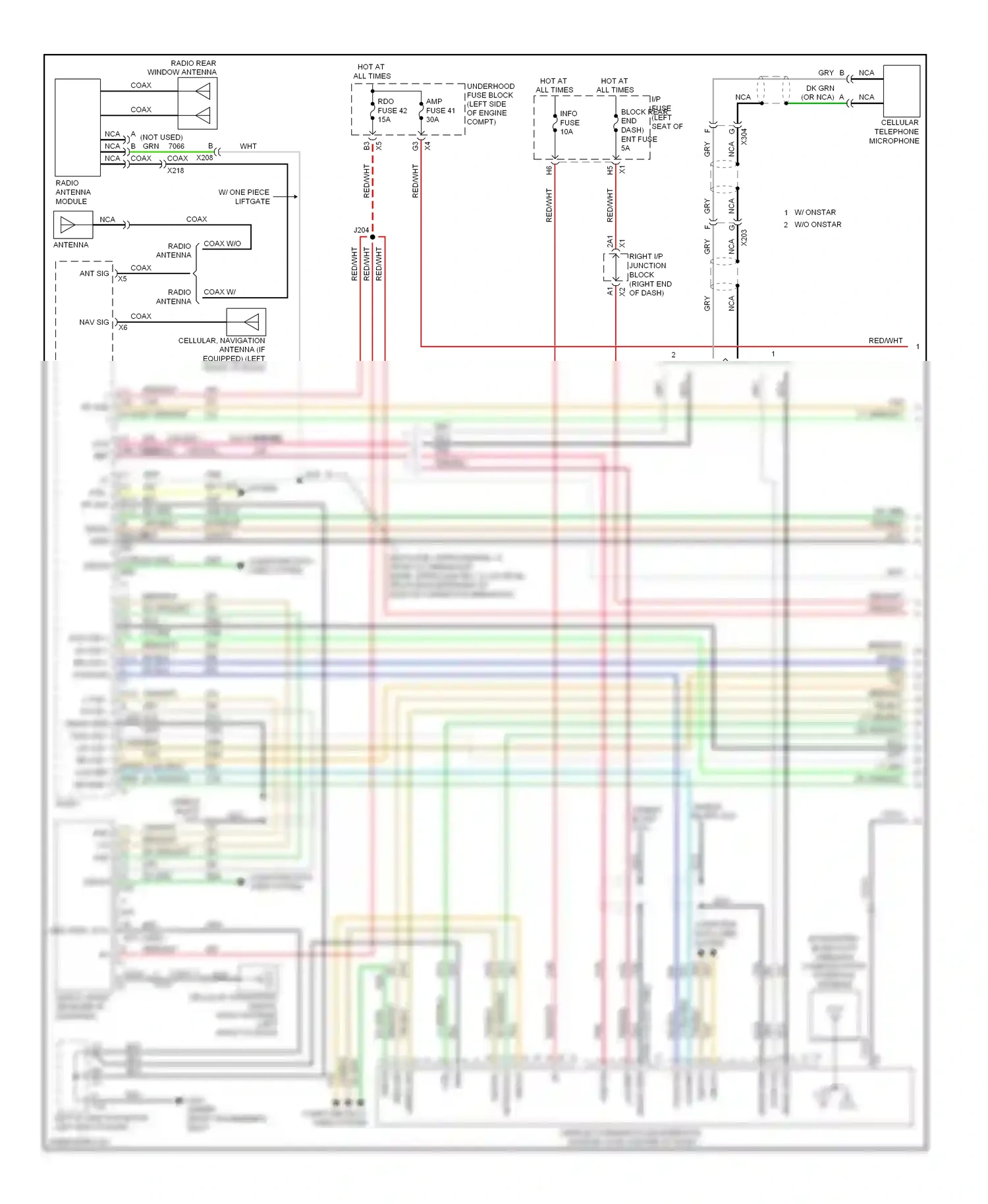 Cadillac Escalade GMT900 (2006-2014) computer data lines system wiring diagram  (51 of 98)