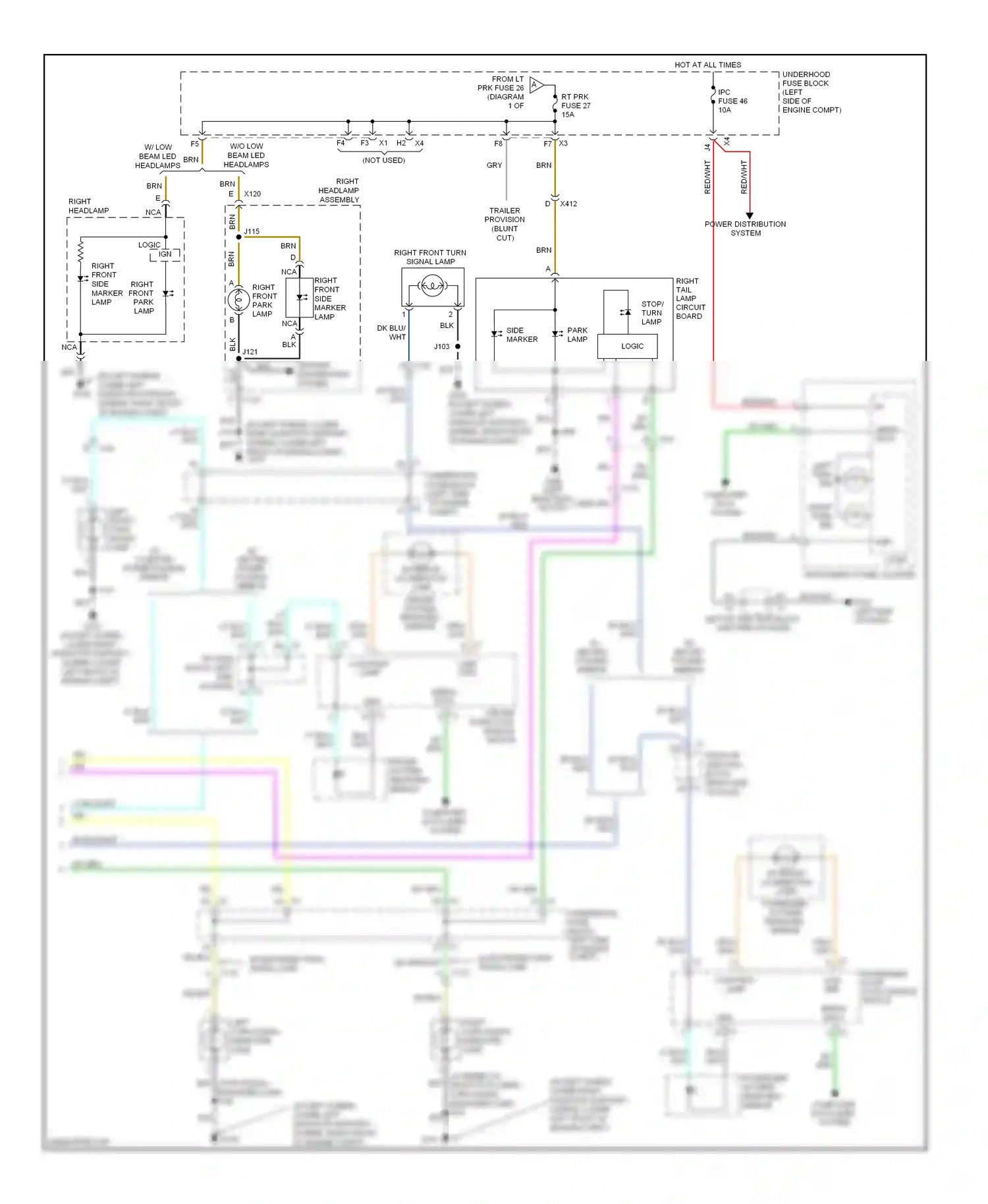 Cadillac Escalade GMT900 (2006-2014) computer data lines system wiring diagram  (33 of 98)
