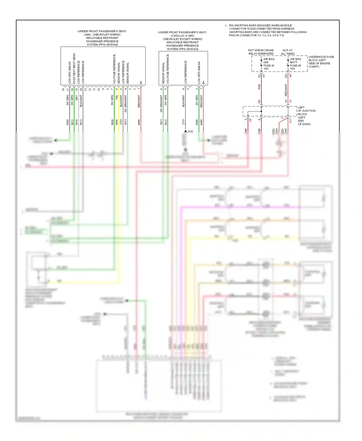 Cadillac Escalade GMT900 (2006-2014) computer data lines system wiring diagram  (90 of 98)