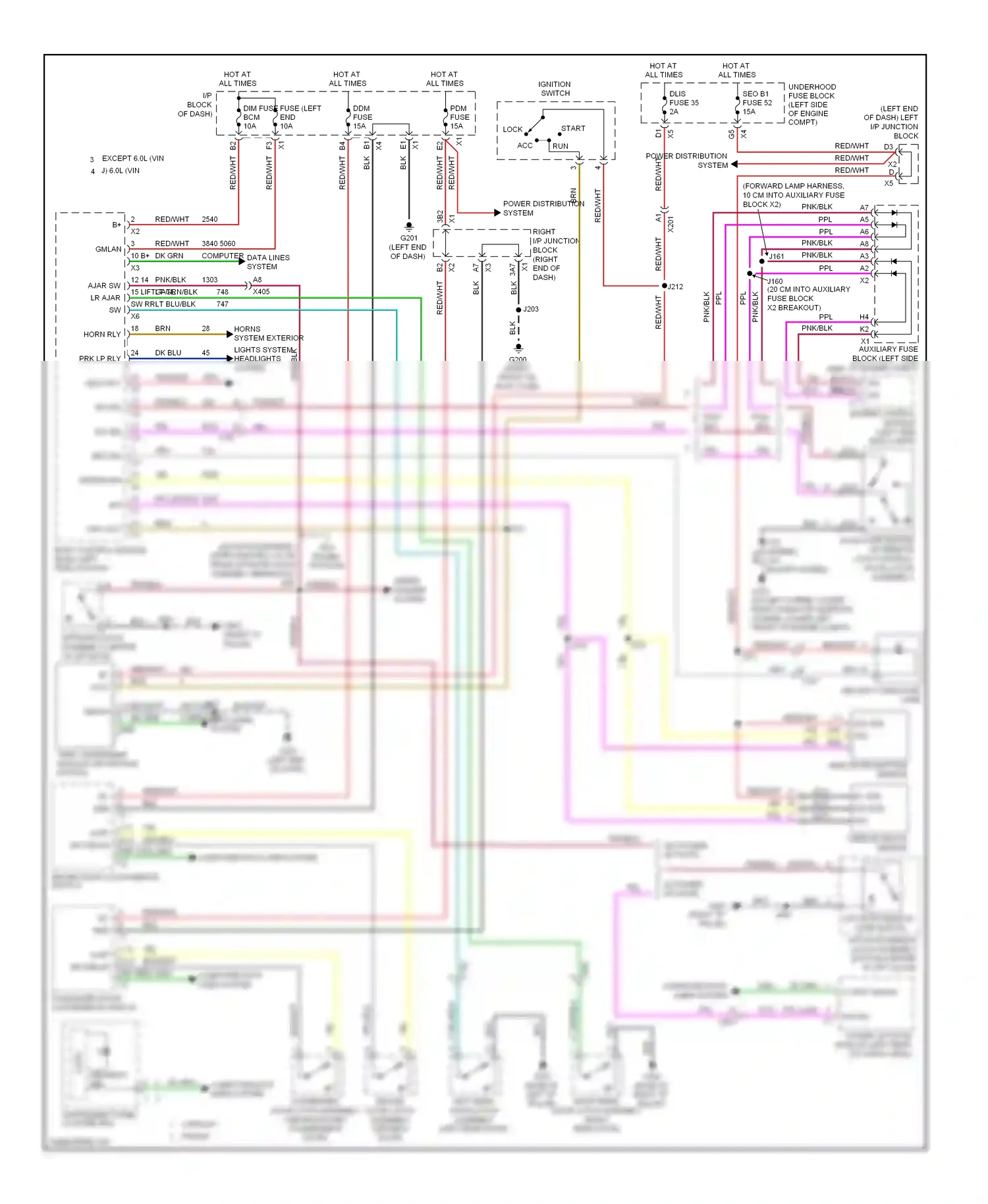 Cadillac Escalade GMT900 (2006-2014) computer data lines system wiring diagram  (12 of 98)