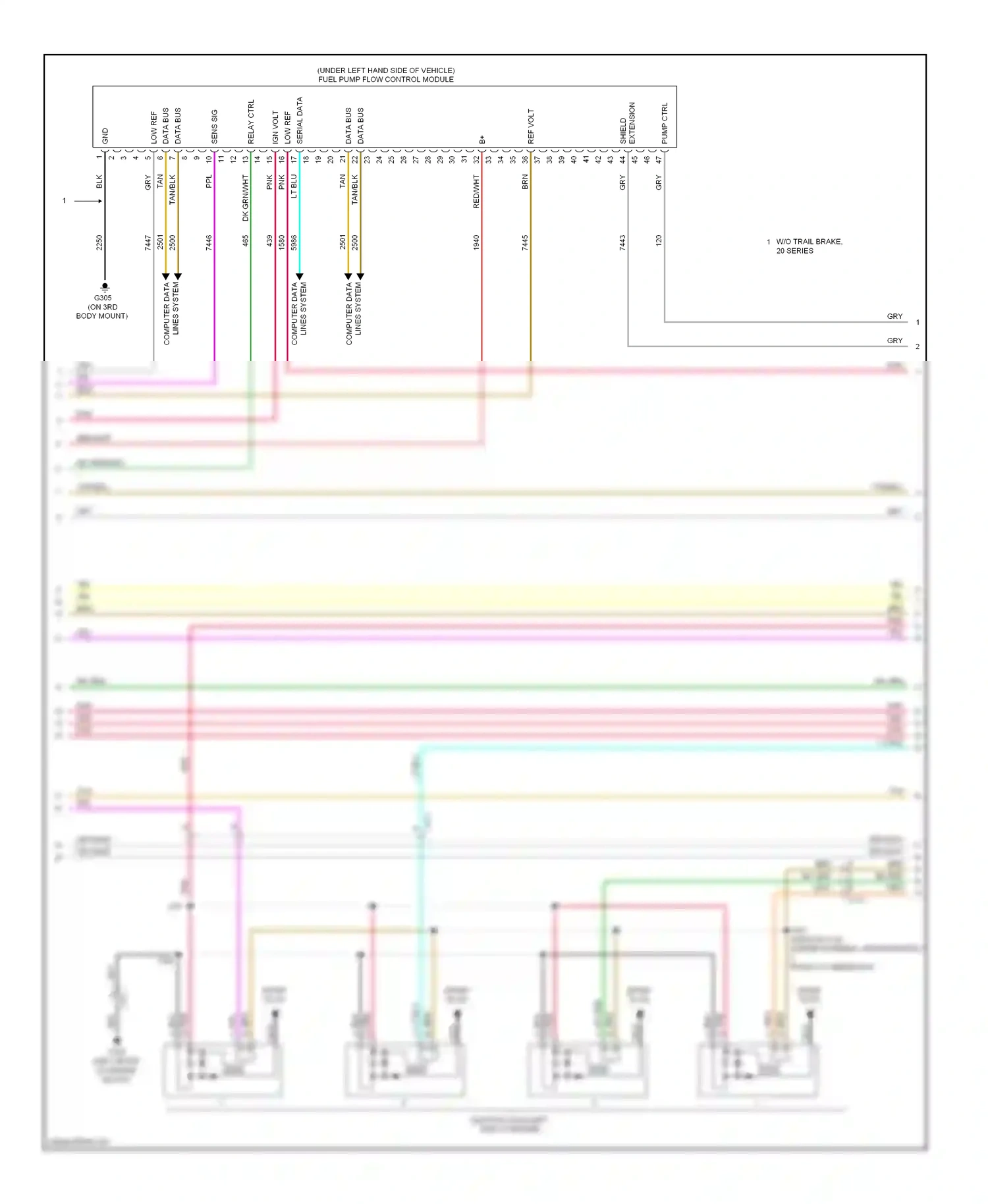 Cadillac Escalade GMT900 (2006-2014) ref volt wiring diagram  (1 of 2)