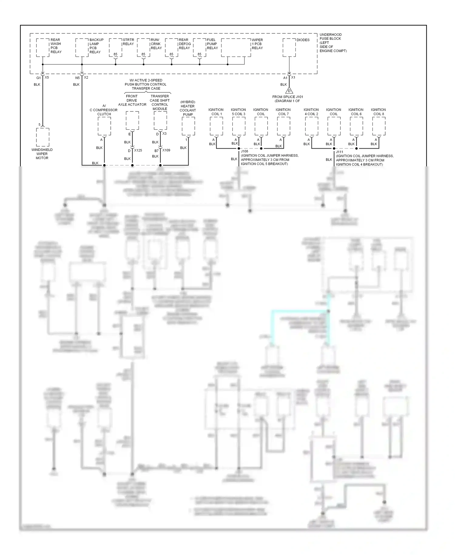 Cadillac Escalade GMT900 (2006-2014) right side object sensor wiring diagram  (5 of 5)